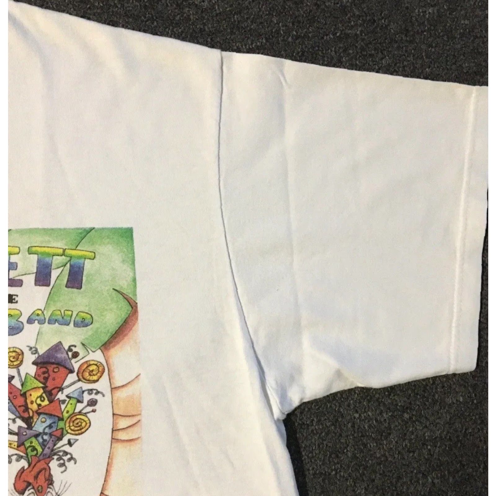 Vintage VINTAGE Jimmy Buffett Havana Daydreamin’ Faded Cropped Shirt S Surf Rock Band Crew Neck Short Sleeve White 90s Tour Retro Beach Size US S / EU 44-46 / 1 - 7 Thumbnail