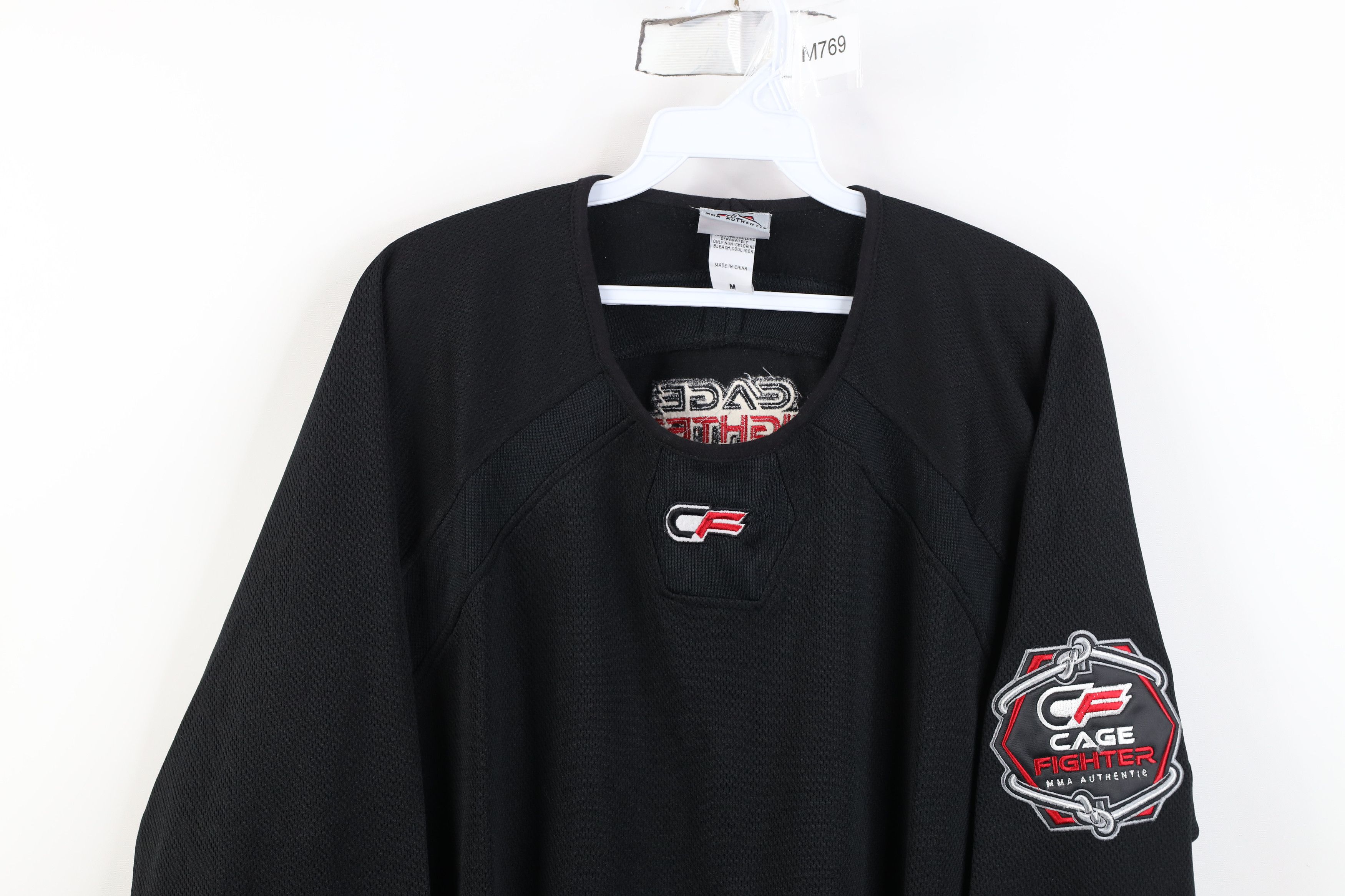 Vintage Y2K Cage Fighter UFC MMA Fighting Barbed Wire Sweatshirt Size US M / EU 48-50 / 2 - 2 Thumbnail