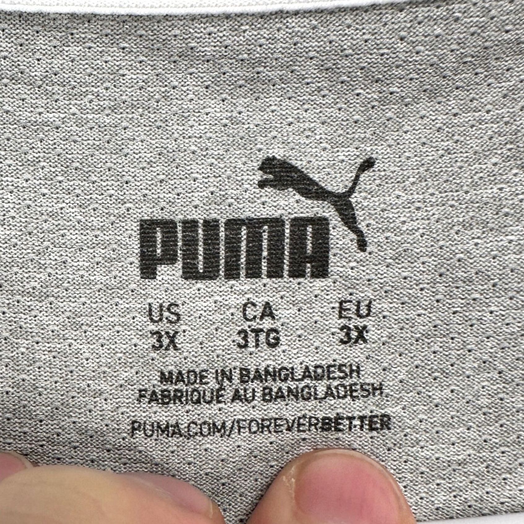Puma Puma Womens 3X Gray Graphic Logo Short Sleeve Crewneck T-Shirt NEW Size XXL / US 16-18 / IT 52-54 - 4 Thumbnail
