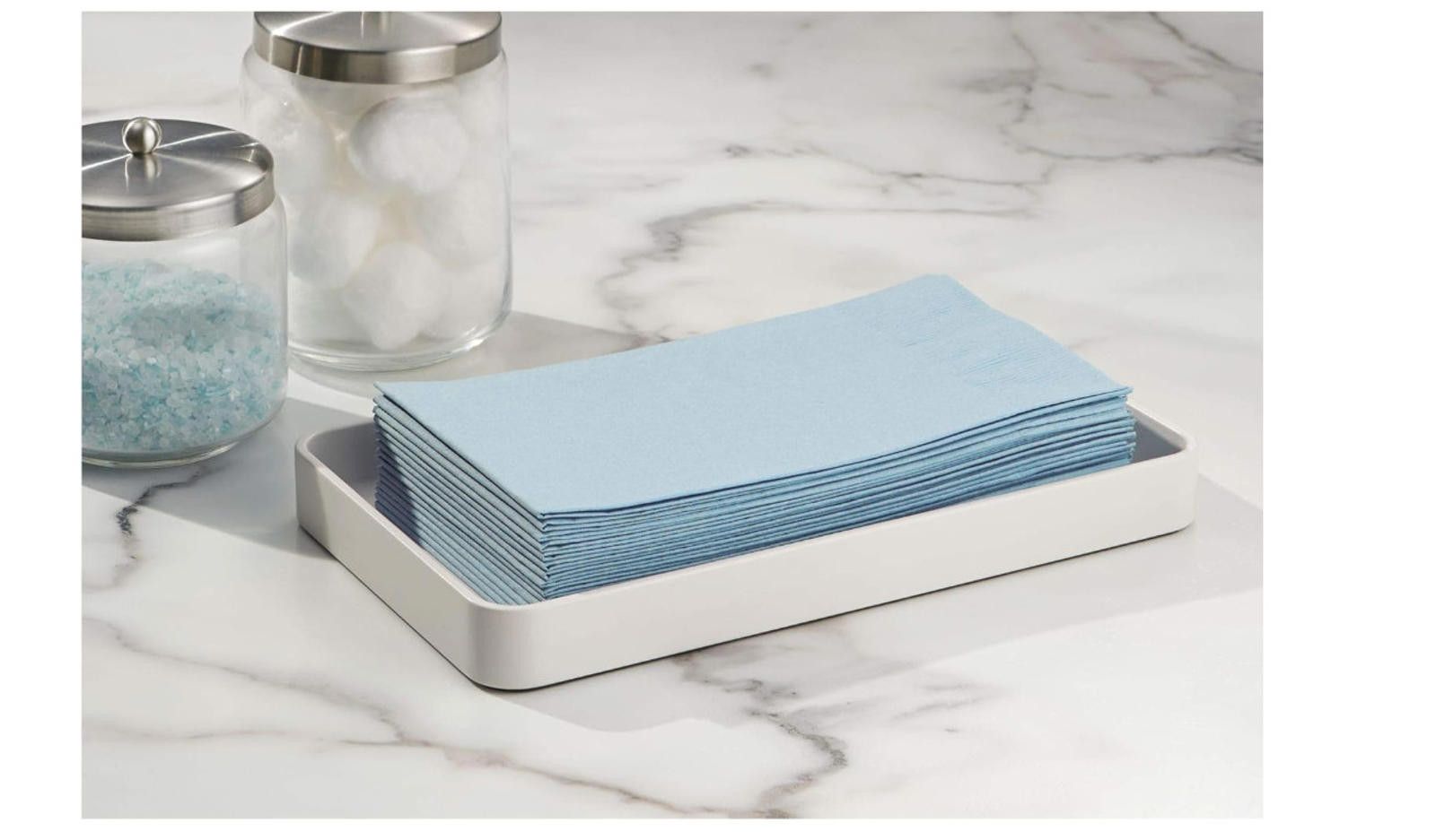 Designer Metal Guest Towel Tray Nonslip Vanity Board Bathroom Kitchen Size ONE SIZE - 2 Thumbnail