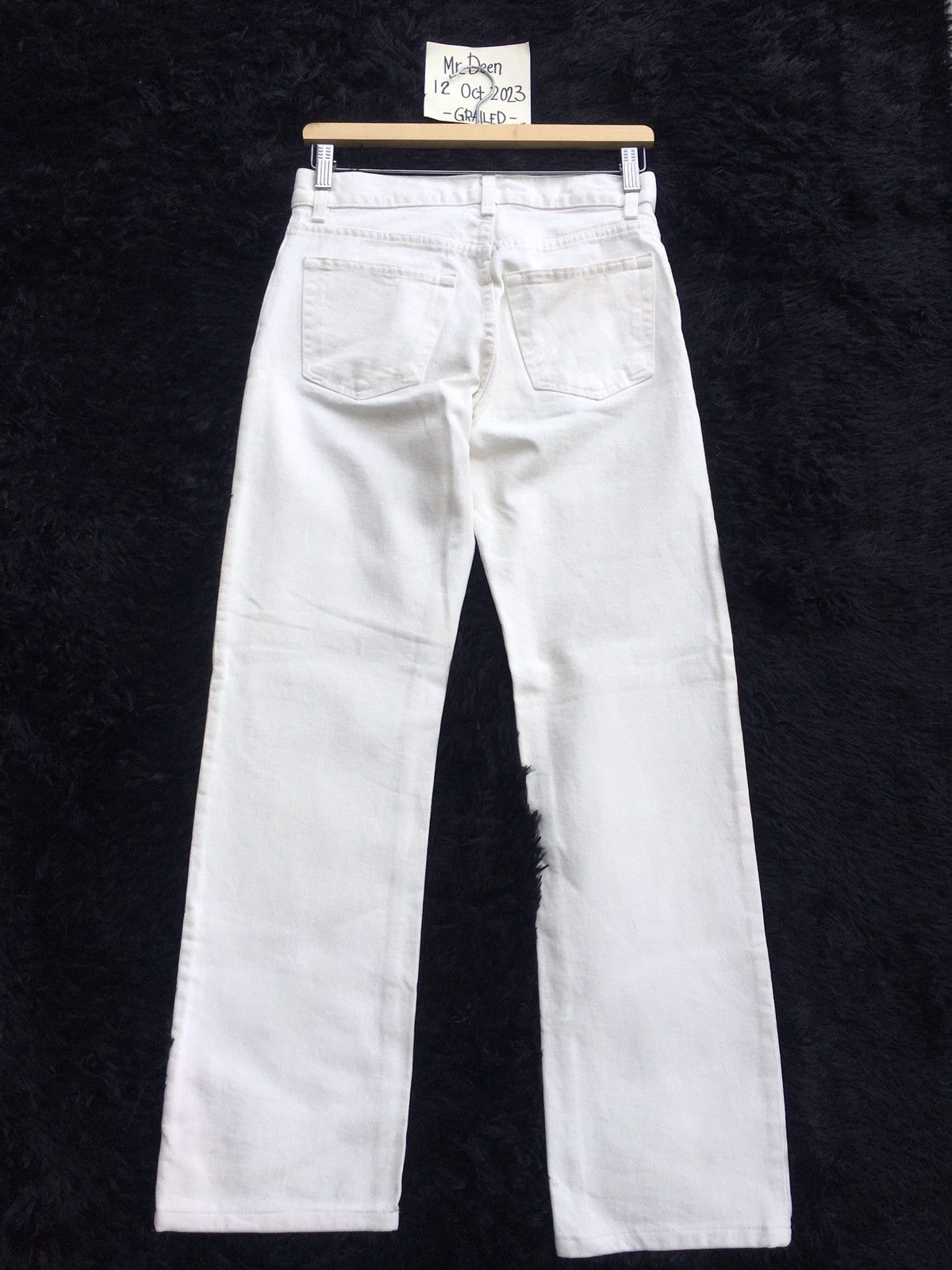 Helmut Lang Rare Vintage Helmut Lang White Denim/ Jeans Classic Cut Size US 28 / EU 44 - 17 Thumbnail