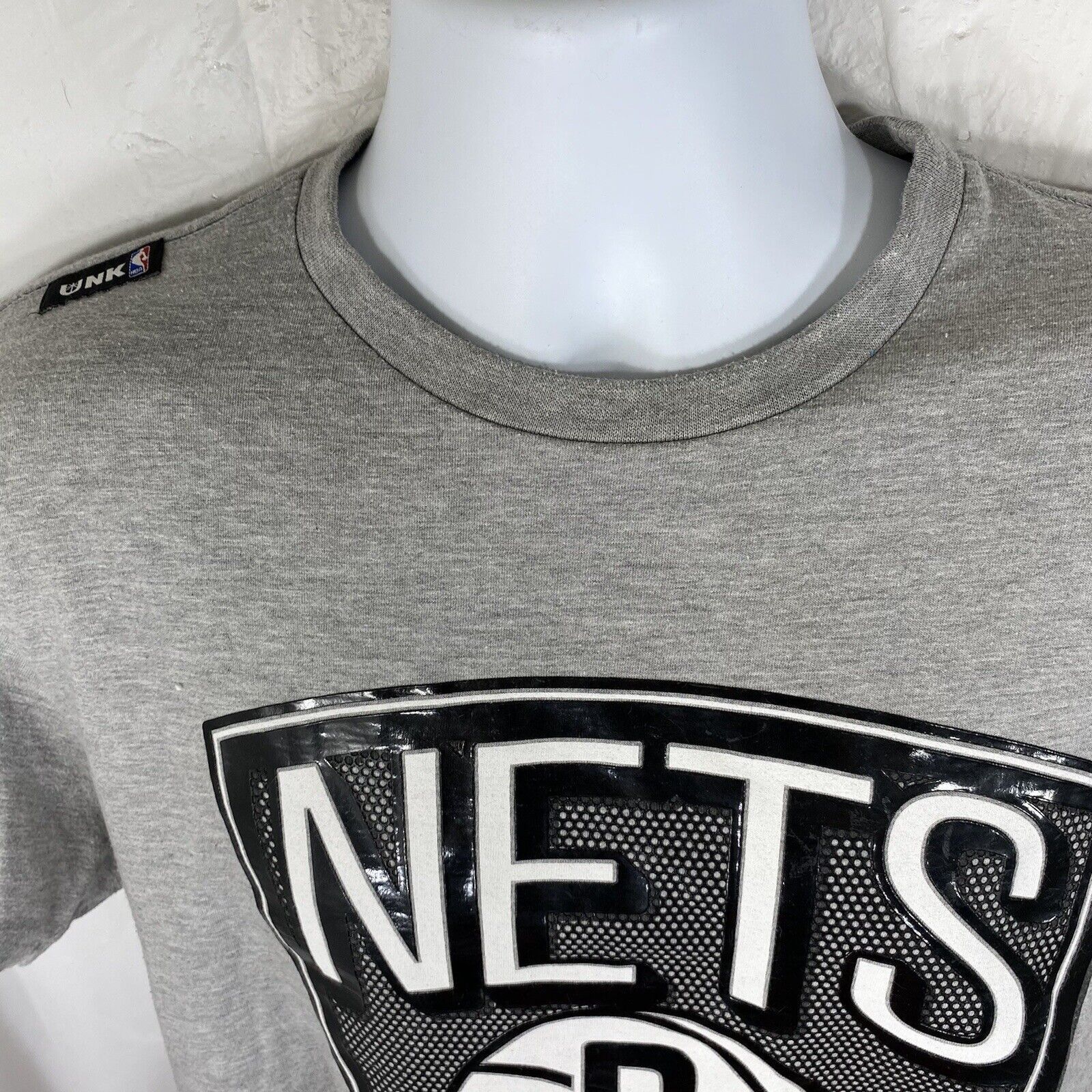 NBA UNK Brooklyn Nets Small Gray Basketball NBA Graphic T Shirt Size US S / EU 44-46 / 1 - 2 Thumbnail