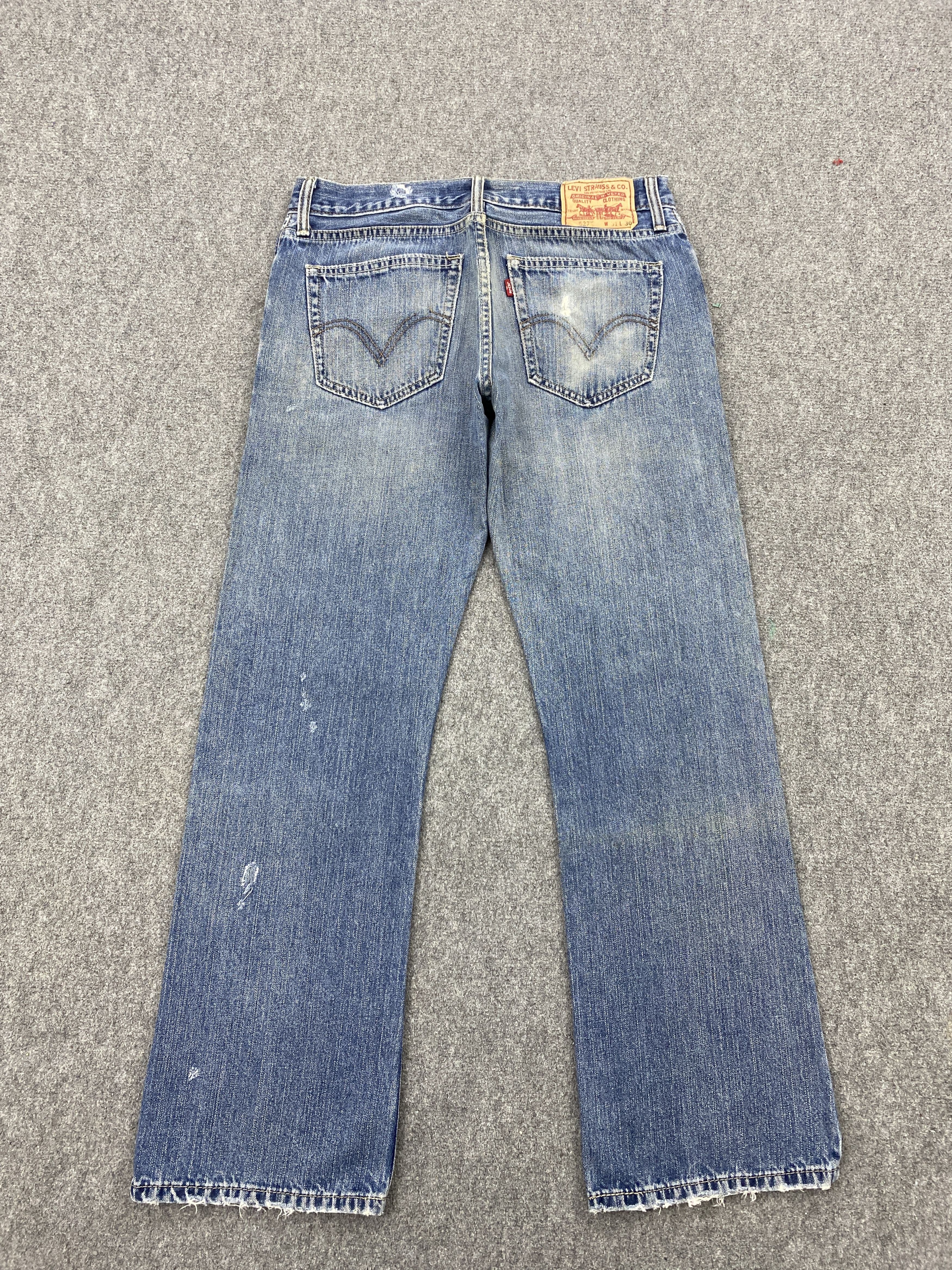 Levi's × Vintage Vintage Levi's 527 Flared Bootcut Denim Jeans Size US 31 - 3 Thumbnail
