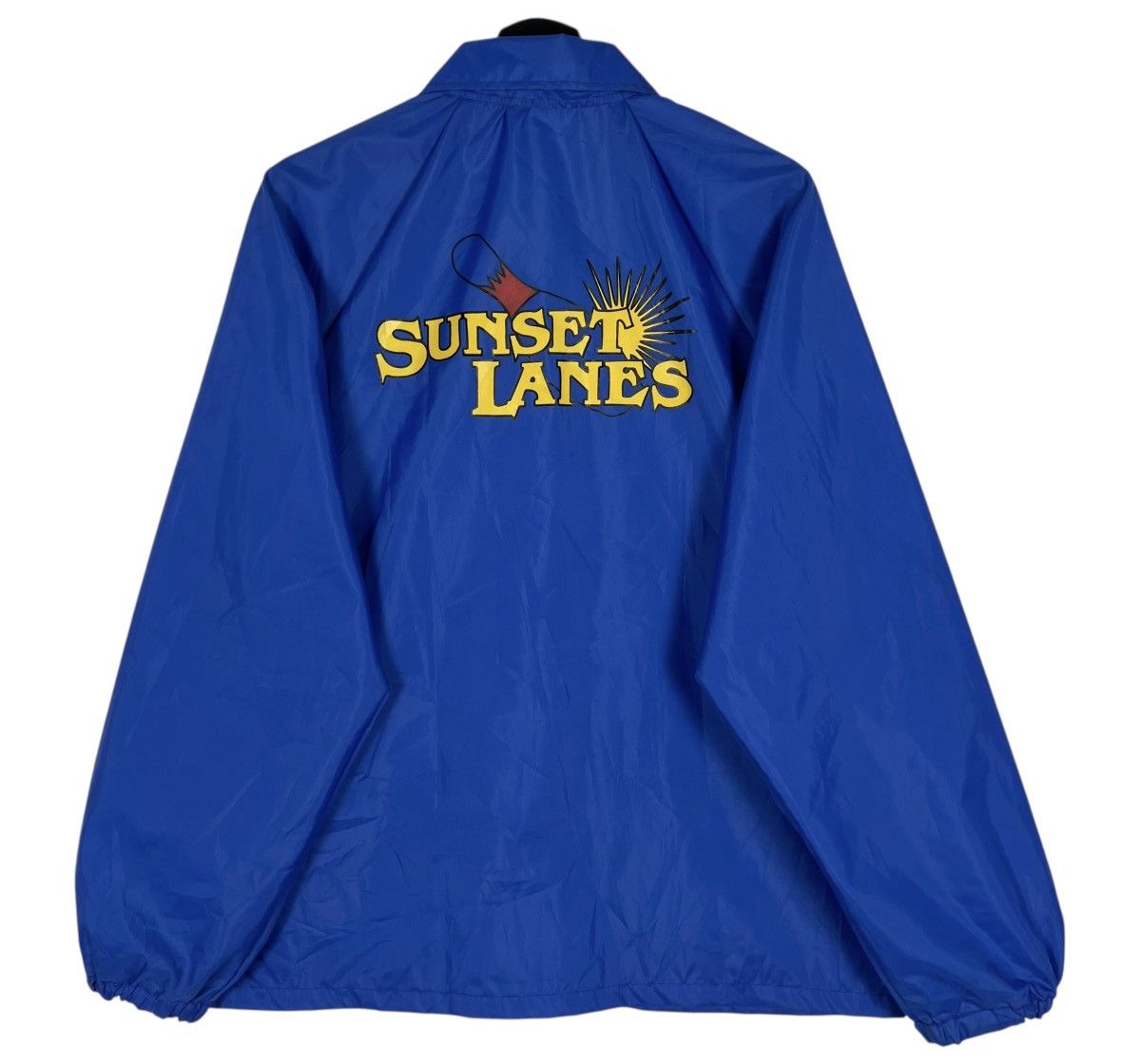 Vintage 90s Vintage Sunset Lanes Bowling Coach Jacket Size US M / EU 48-50 / 2 - 2 Thumbnail