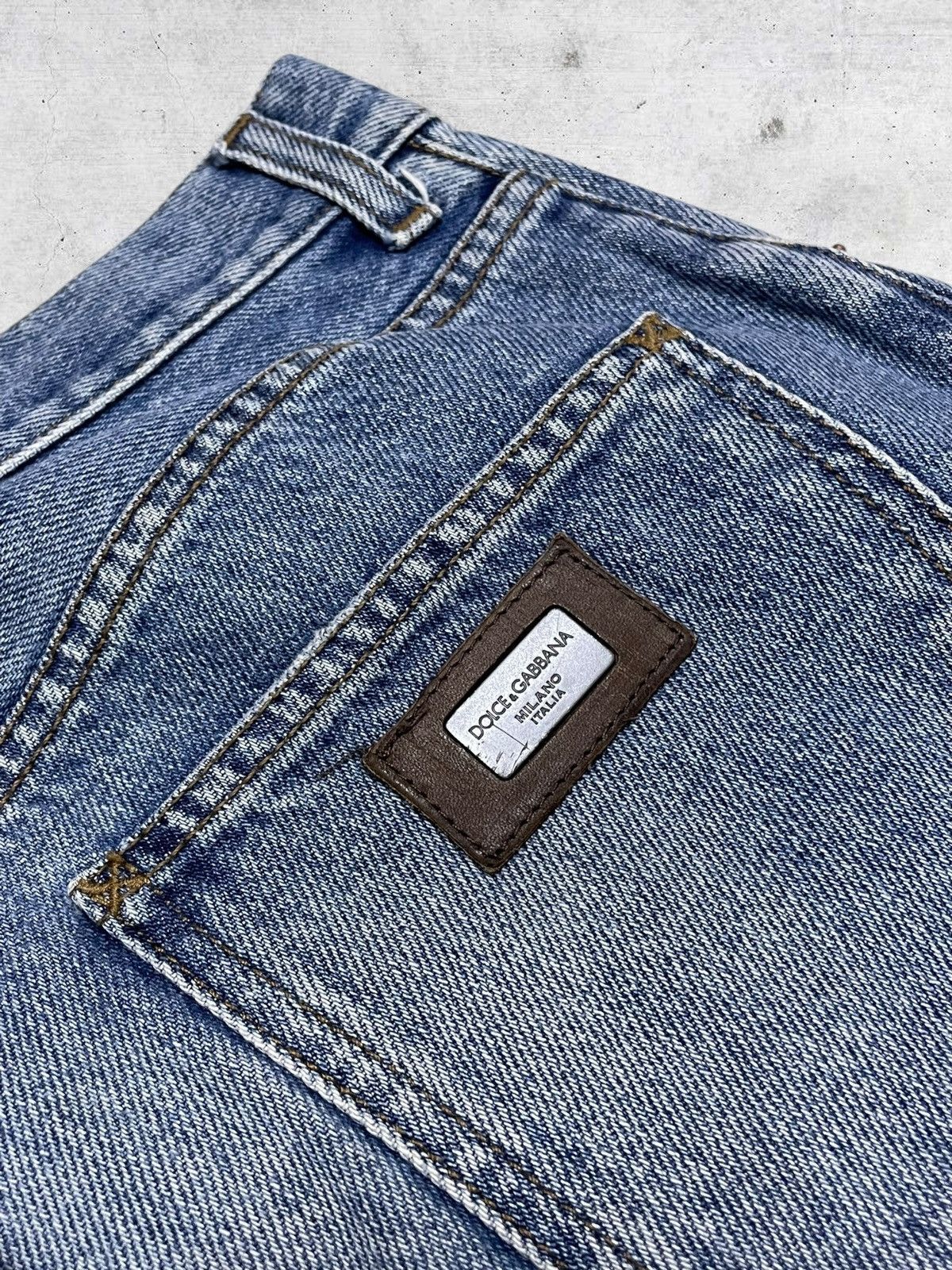 Dolce & Gabbana VINTAGE DOLCE & GABBANA ORIGINAL DISTRESSED BLUEWASH DENIM Size US 34 / EU 50 - 15 Thumbnail