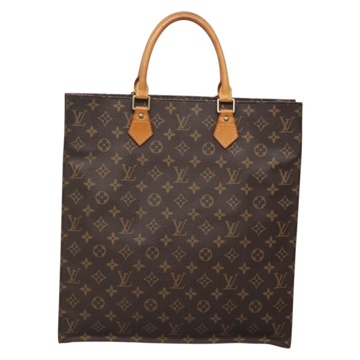 Louis Vuitton LOUIS VUITTON Monogram Sac Plat Hand Bag M51140 Size ONE SIZE - 2 Thumbnail