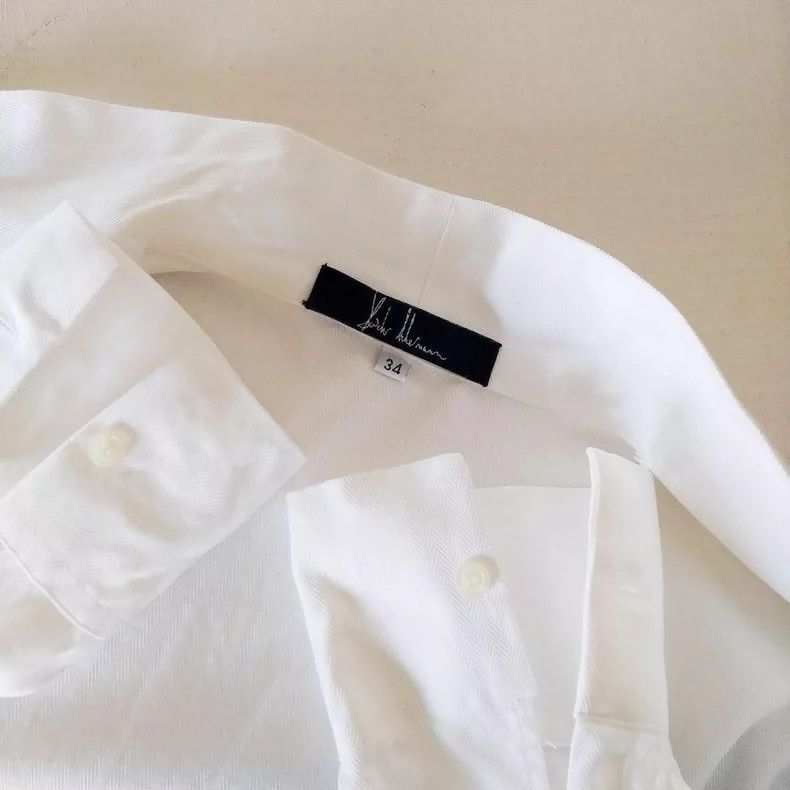 Haider Ackermann Haider Ackermann size 34 White shirt with long sleeves Size US M / EU 48-50 / 2 - 6 Thumbnail