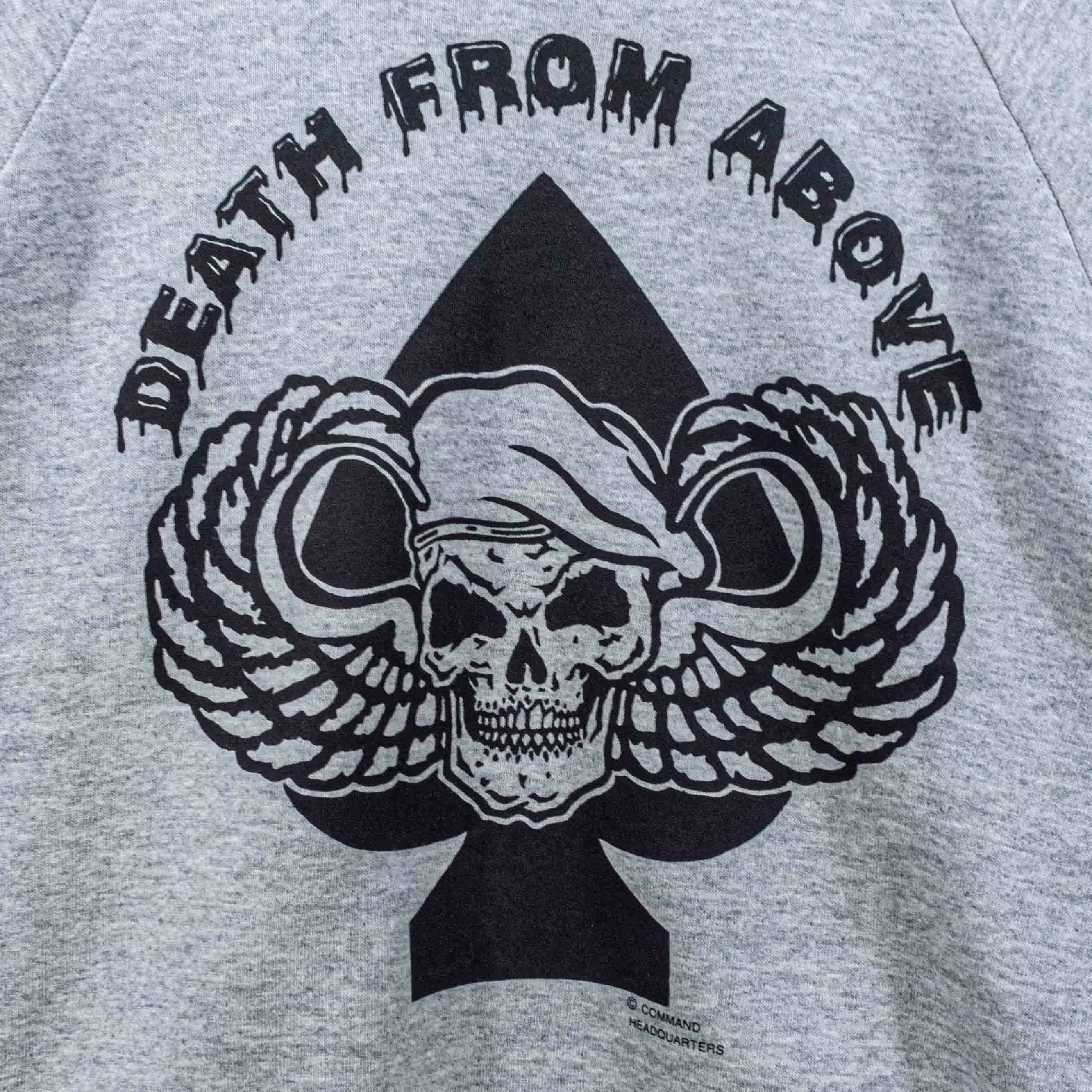 Vintage Airborne Death from Above Military Sweatshirt Command Size US L / EU 52-54 / 3 - 4 Thumbnail