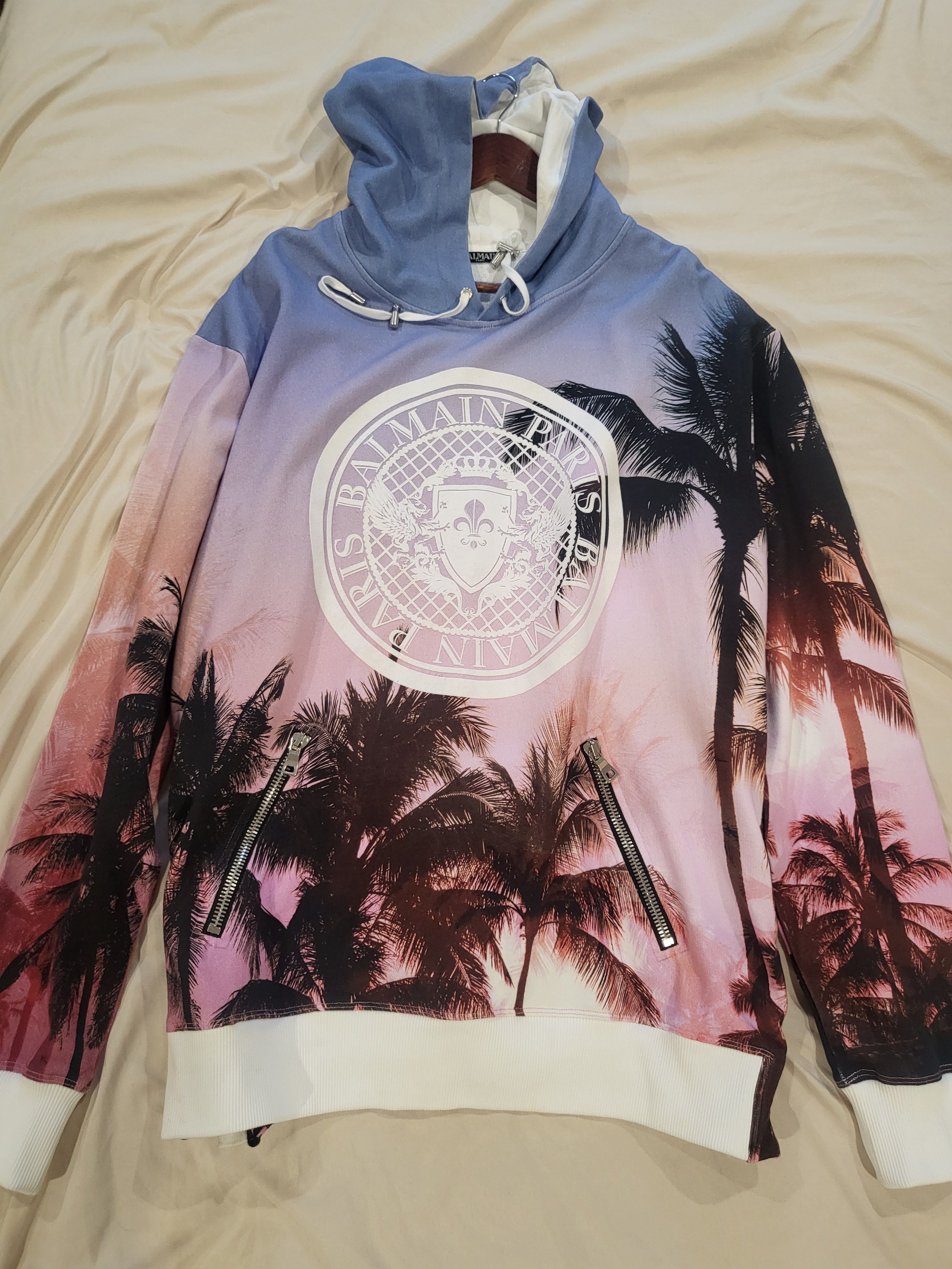 Balmain Balmain Sunset Hoodie Size US XL / EU 56 / 4 - 1 Thumbnail