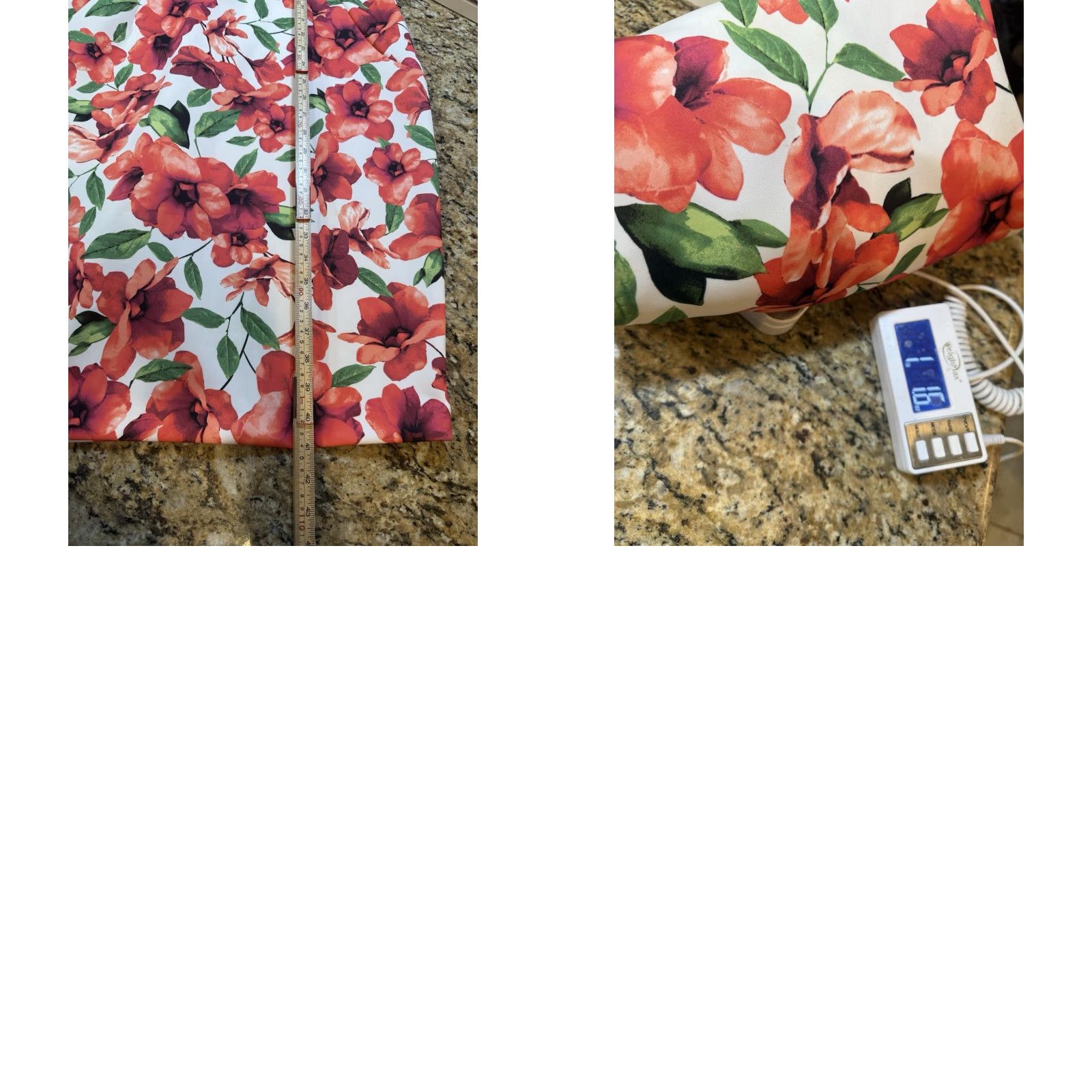 Calvin Klein Calvin Klein Sheath Dress V-Neck Sleeveless Floral Knit Knee Length Red White sz 14 Women Size XL / US 12-14 / IT 48-50 - 8 Thumbnail