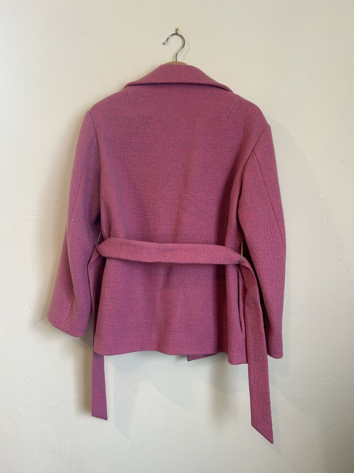 Dries Van Noten Dries Van Noten Wool Jacket. Pink Wool size M Size XS / US 0-2 / IT 36-38 - 4 Thumbnail