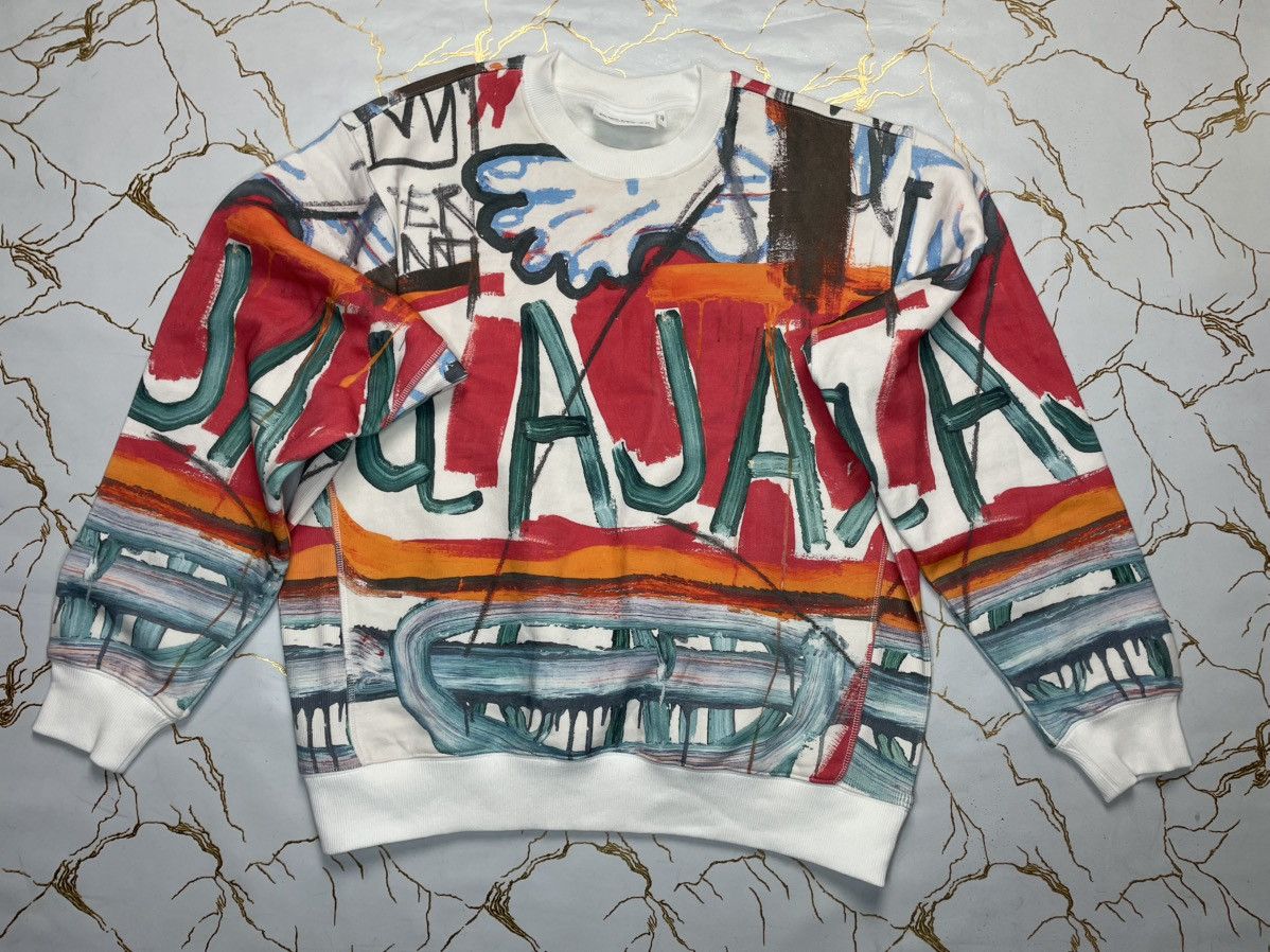 H&M × Jean-Michel Basquiat × Who Decides War WHO DECIDES WAR x EV BRAVADO TELA D'AMORE X BASQUIAT x H&M Size US L / EU 52-54 / 3 - 1 Thumbnail