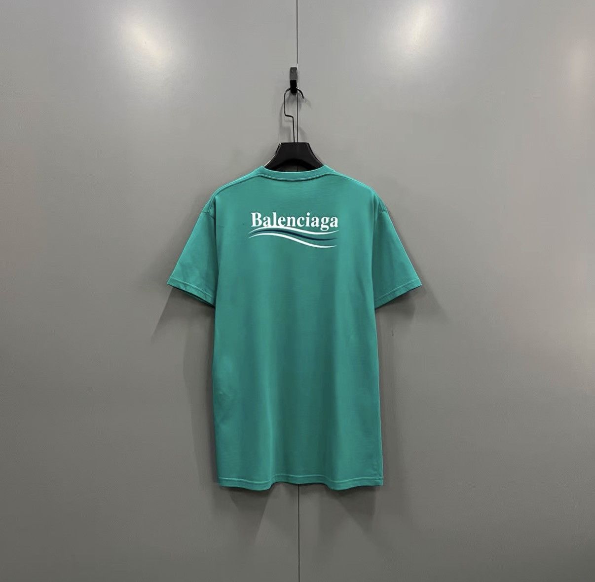 Balenciaga Balenciaga Lake Green Coca-Cola Short Sleeve T-shirt J41 Size US XXS / EU 40 - 2 Thumbnail