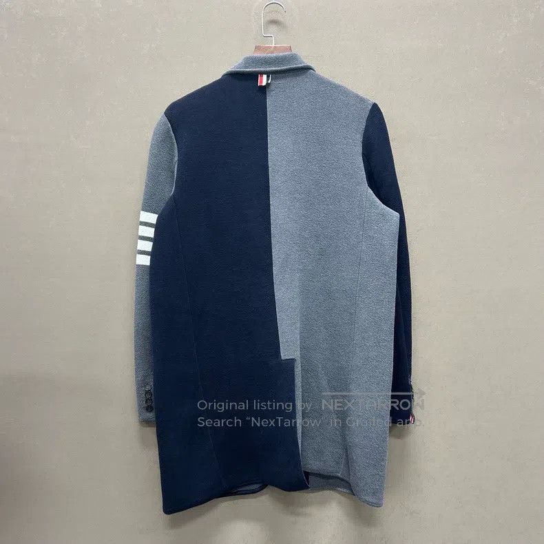 Thom Browne Thom Browne Waffle Stitched Jacket Overcoat Size US XS / EU 42 / 0 - 2 Thumbnail