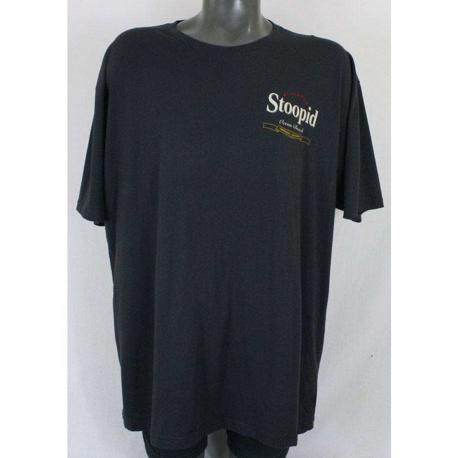 Band Tees × Next Level Apparel Slightly Stoopid Ocean Beach Gray Double Sided Shirt 3XL Size US XXL / EU 58 / 5 - 2 Thumbnail