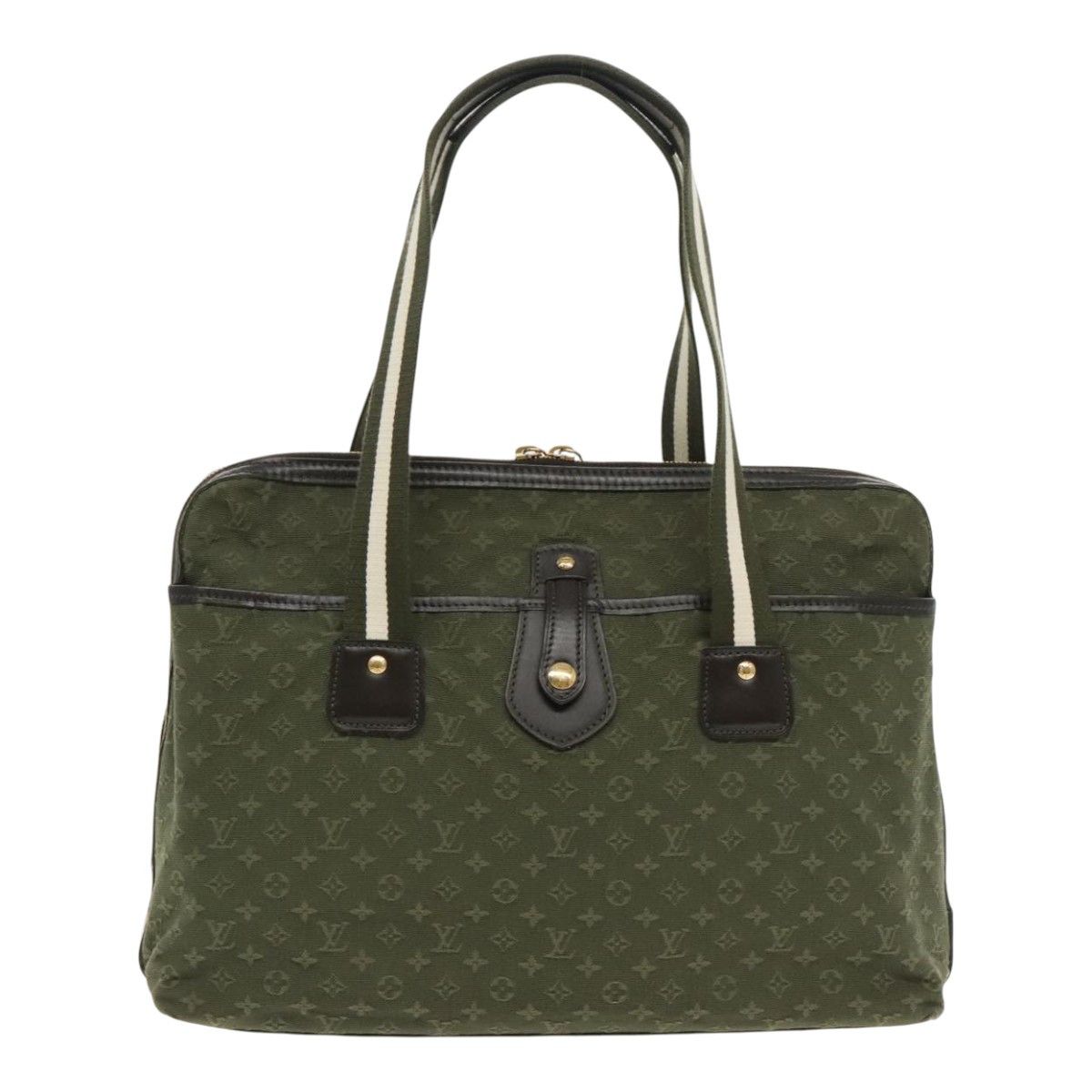 Louis Vuitton Mary Kate Khaki Canvas Shopper Bag (Pre-Owned) Size ONE SIZE - 1 Thumbnail