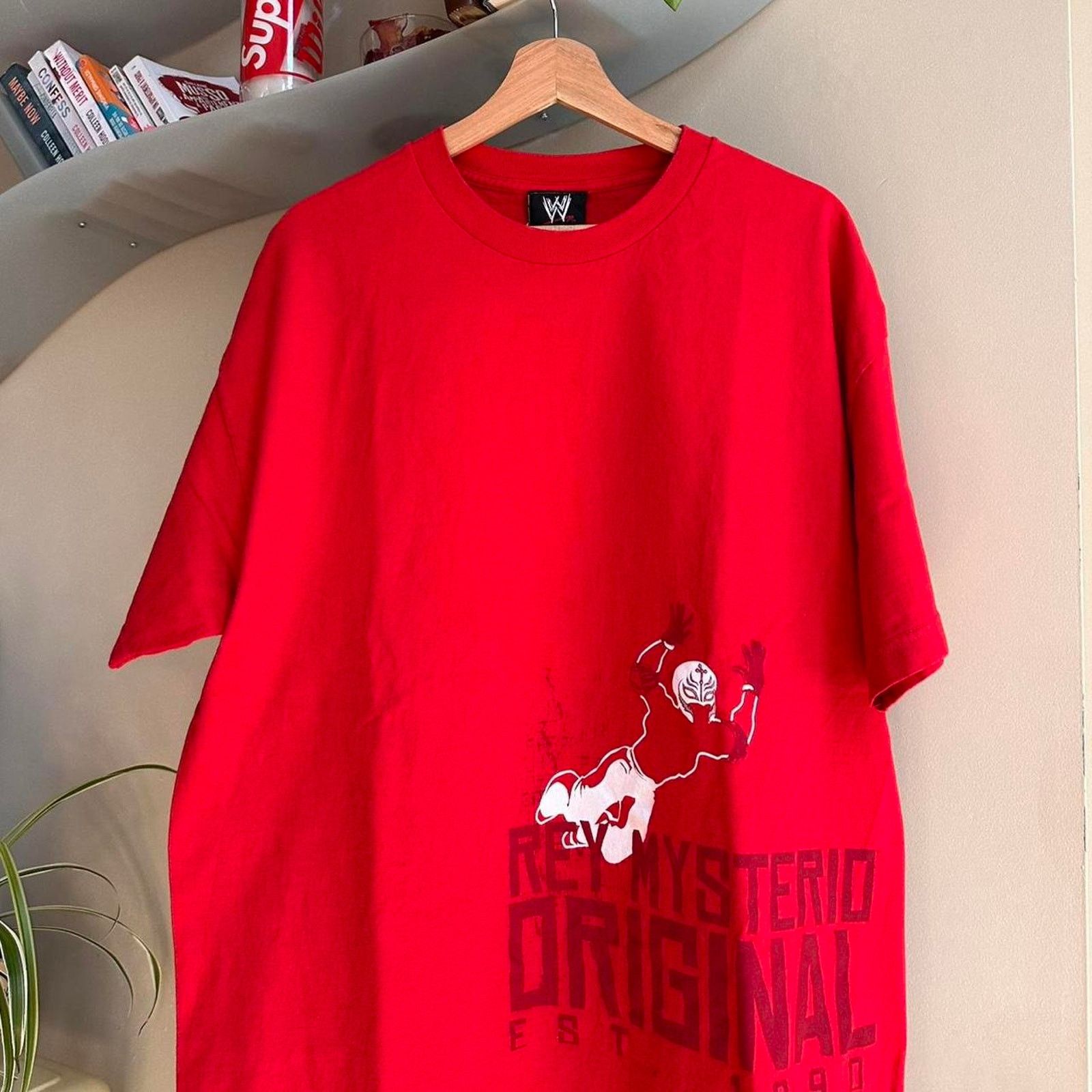 Vintage × WWE × WWF Vintage 2005 Rey Mysterio WWE Shirt Size US XL / EU 56 / 4 - 2 Thumbnail