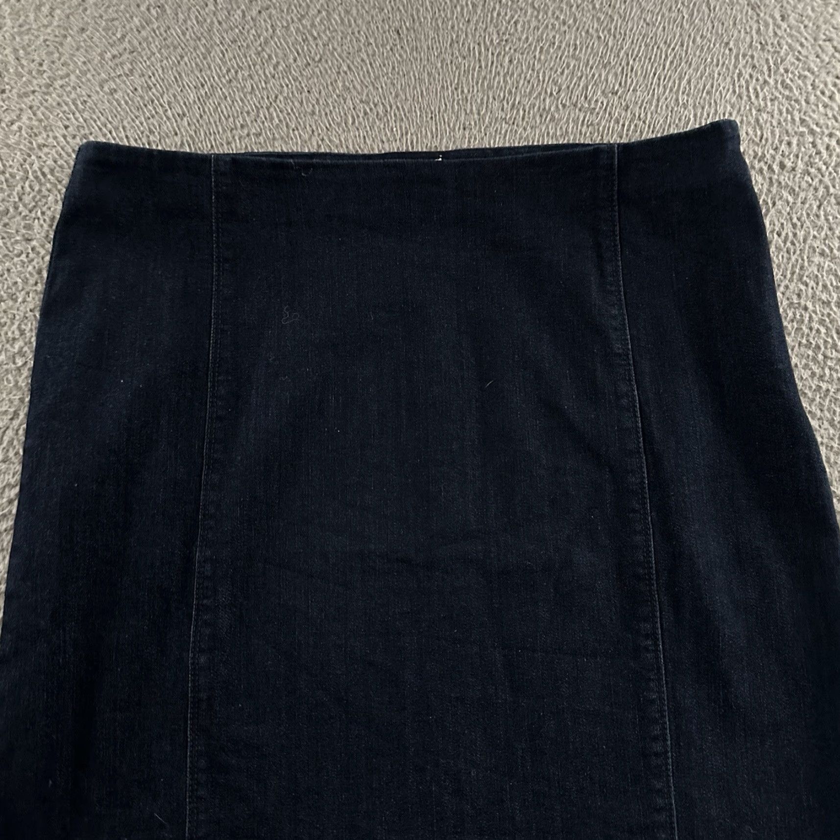 J. Jill J. Jill Skirt Womens Blue Size 10 Denim Stretch Cotton Blend Pencil Missy Straight & Pencil blue 10 Womens Size 32" / US 10 / IT 46 - 2 Thumbnail