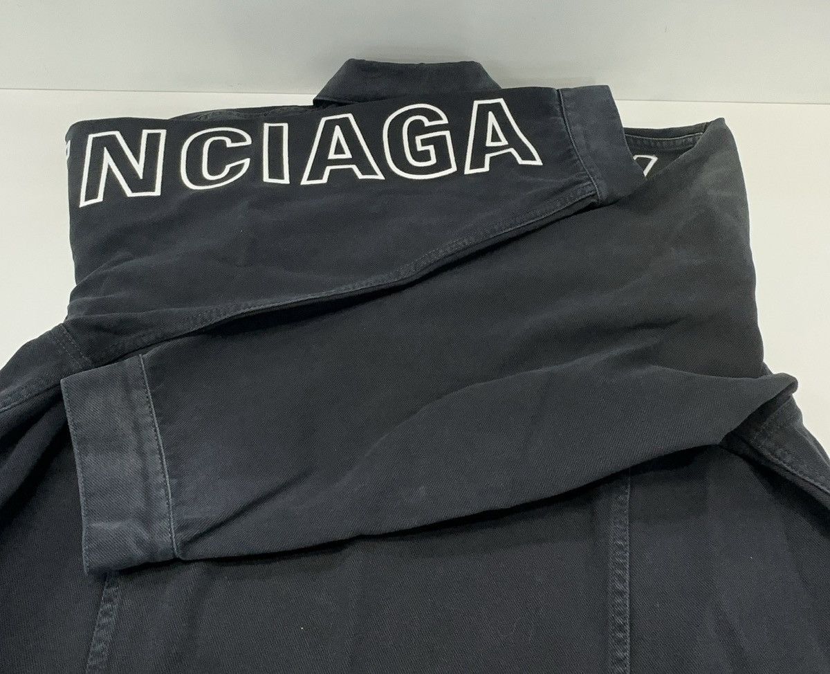 Balenciaga BalenciagaOutline Large Fit Jacket 'Black' Size US XS / EU 42 / 0 - 8 Thumbnail