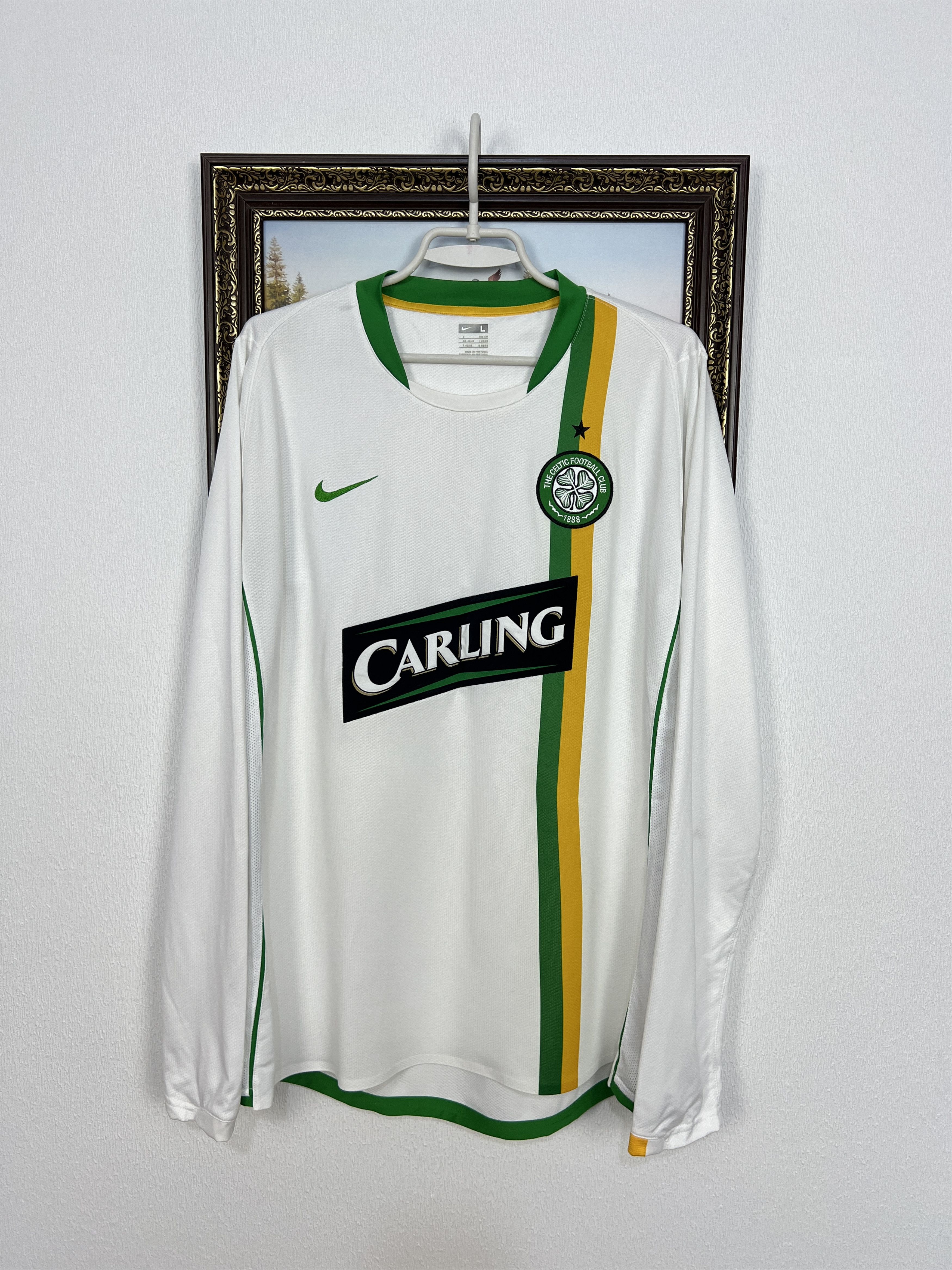 Nike Celtic Shirt football shirt 2006 Soccer Nike Long Sleeve Size US L / EU 52-54 / 3 - 1 Thumbnail
