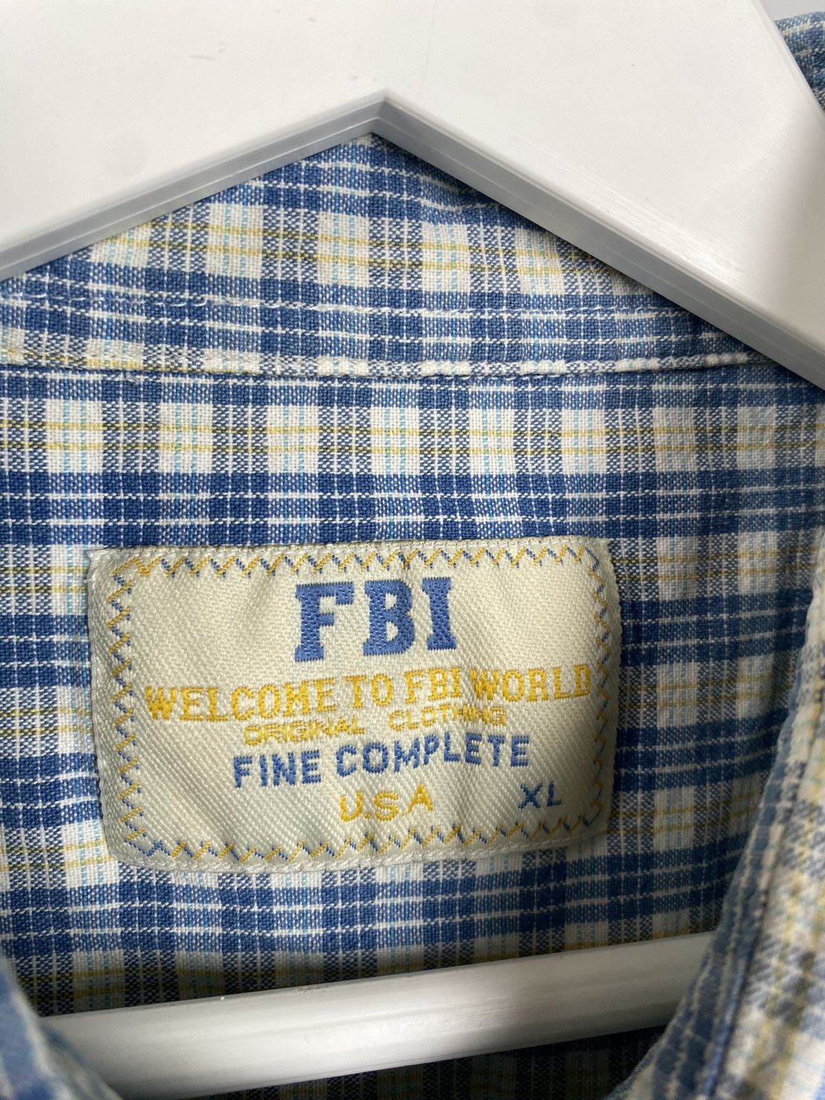 Vintage Vintage 90s Official Archive FBI Button Ups Shirt Size US XL / EU 56 / 4 - 7 Thumbnail