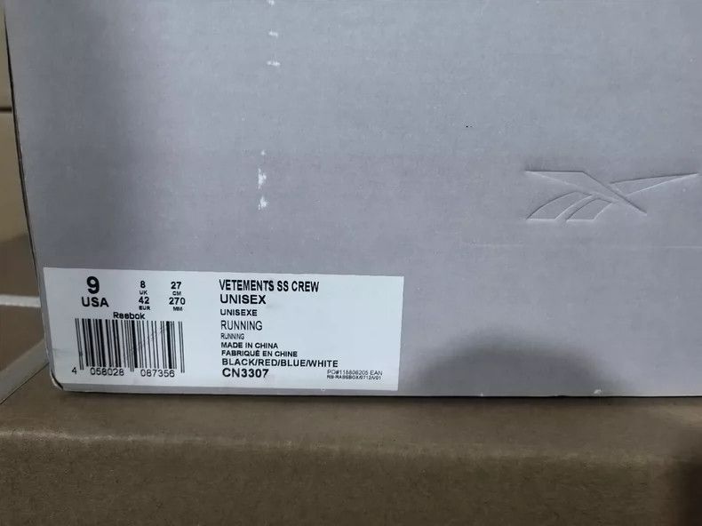Vetements Vetements Reebok comfortable casual high-top running shoes Size US 9 / EU 42 - 6 Thumbnail