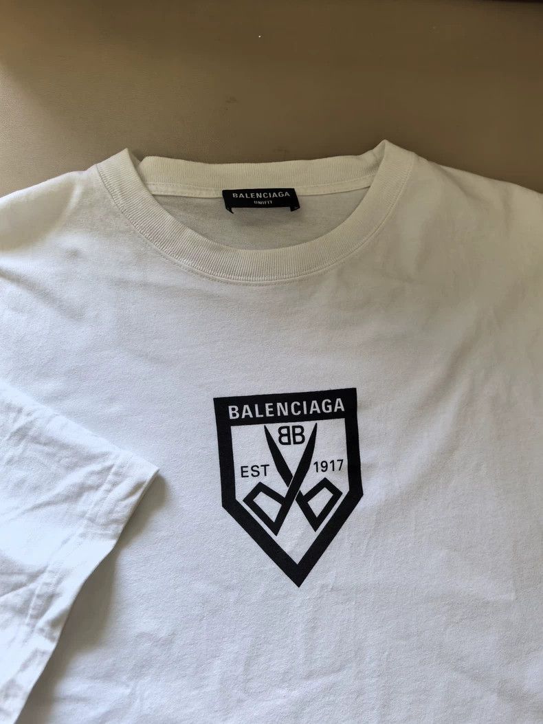 Balenciaga Balenciaga Scissors short sleeve 2505-Nextarrow Size US L / EU 52-54 / 3 - 2 Thumbnail