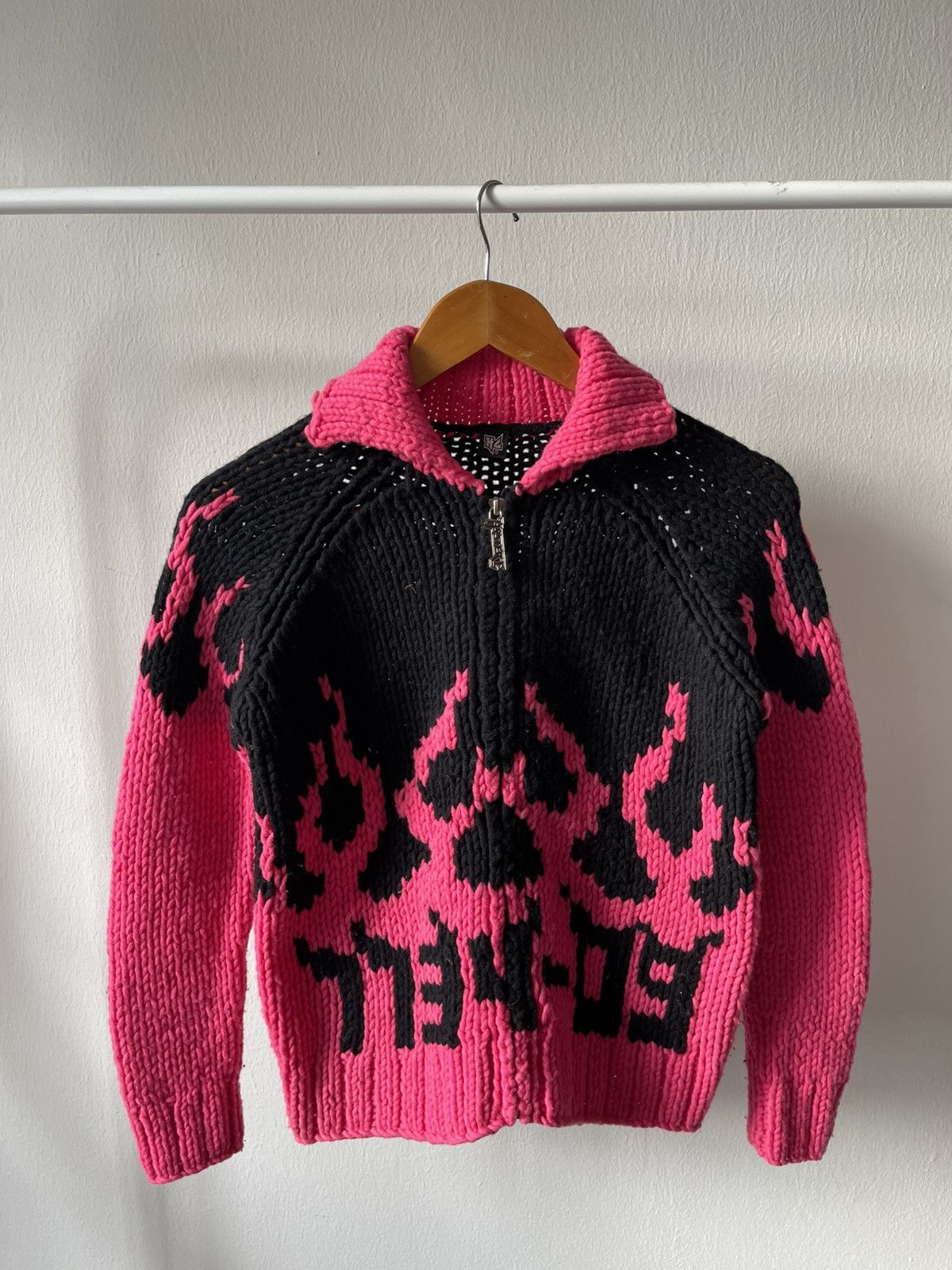 Hysteric Glamour Flame 'Go Hell Hysteric' Knitwear