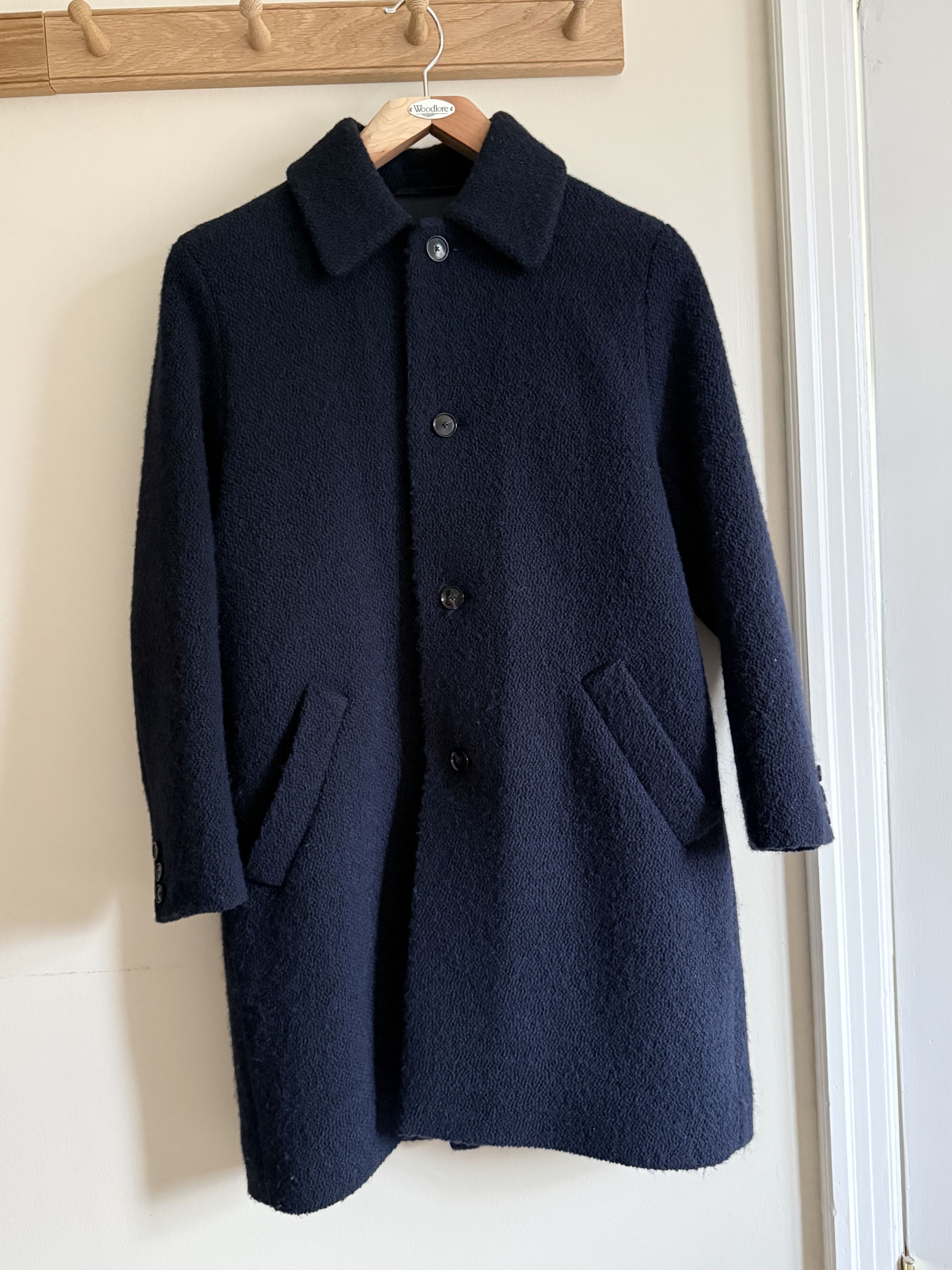 A Kind Of Guise Mcnamara Mac Coat - Blue Night (Tailored/shortened XS) Size US S / EU 44-46 / 1 - 4 Thumbnail