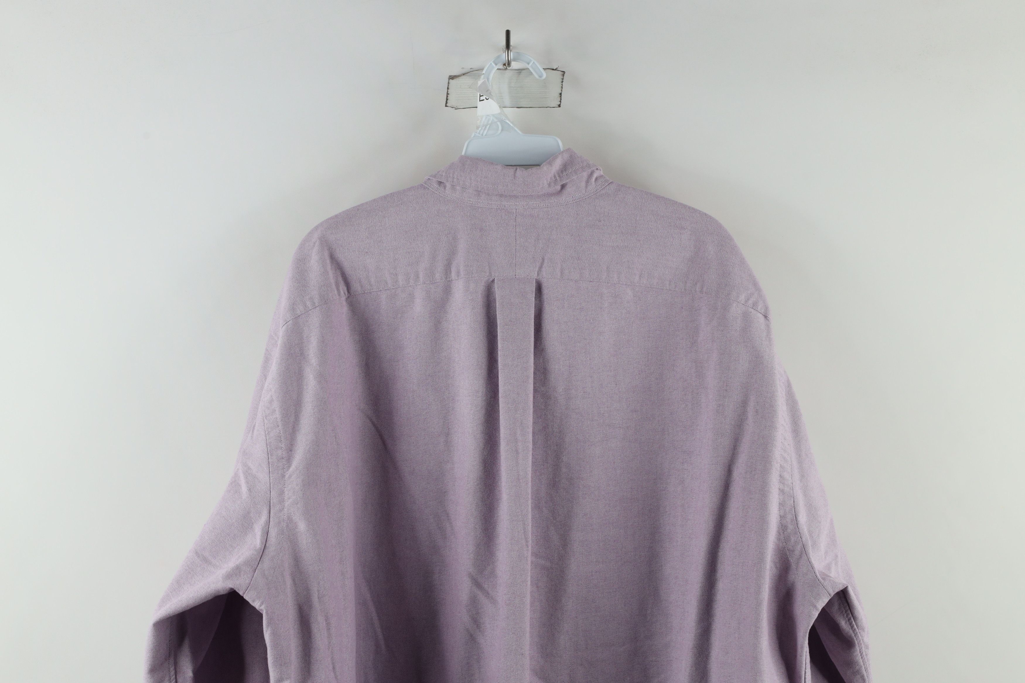 Ralph Lauren × Vintage Vintage 90s Ralph Lauren Fit Oxford Button Down Shirt Purple Size US XL / EU 56 / 4 - 9 Thumbnail