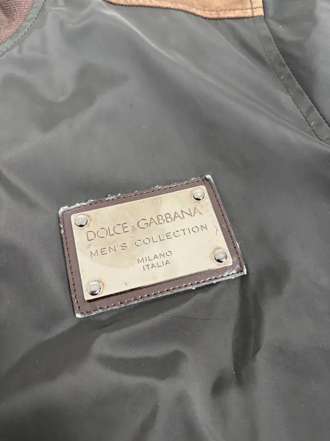 Dolce & Gabbana 2000s Dolce & Gabbana Brown Nylon Signature Jacket Size US M / EU 48-50 / 2 - 10 Thumbnail