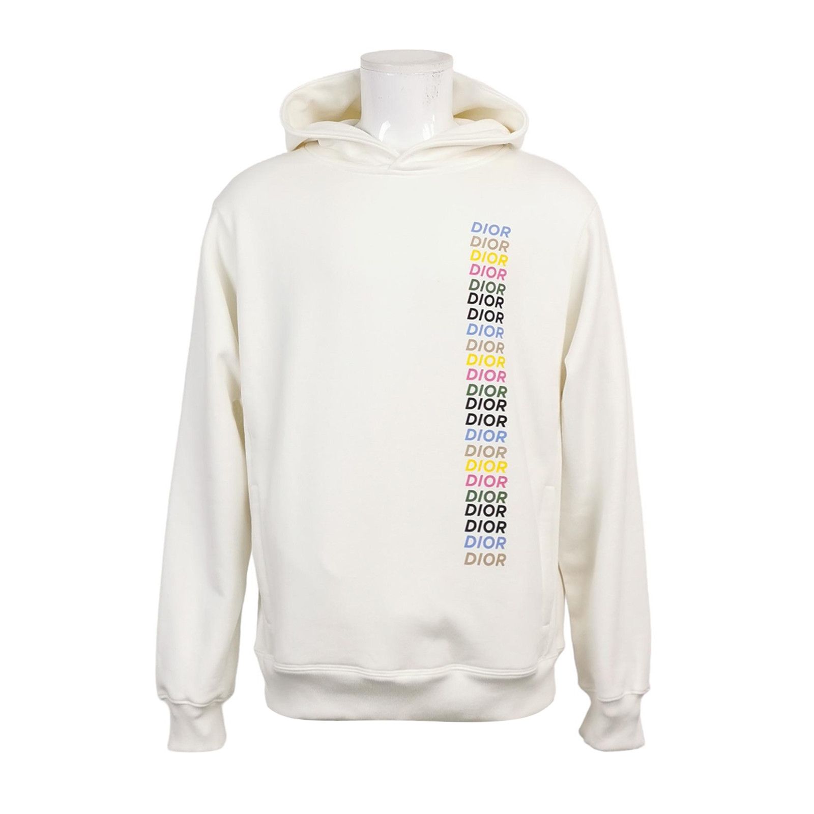 Dior Dior XL Cotton Rainbow Logo Hoodie Size US XL / EU 56 / 4 - 1 Thumbnail