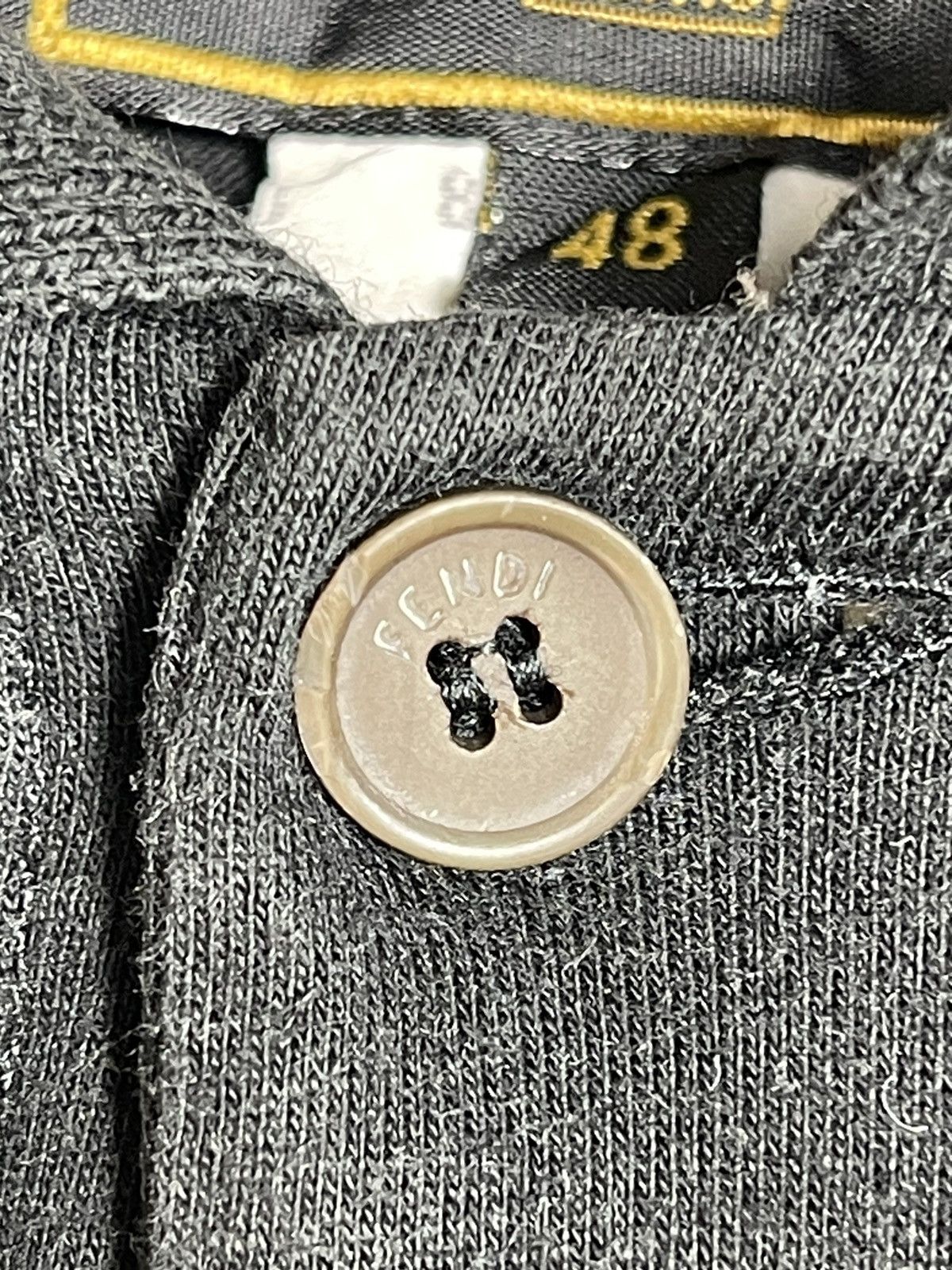 Fendi × Vintage Vintaga Fendi Big Logo long sleeve shirt Size US M / EU 48-50 / 2 - 5 Thumbnail