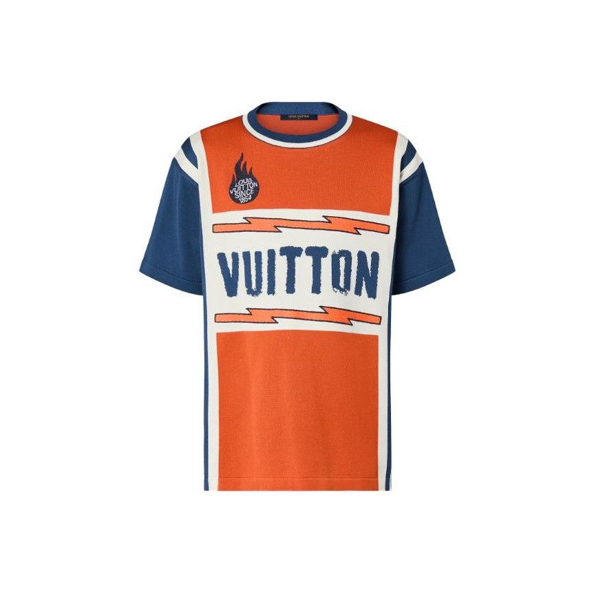 Louis Vuitton Louis Vuitton Graphic Logo Knit T-Shirt Size XL Size US XL / EU 56 / 4 - 1 Thumbnail