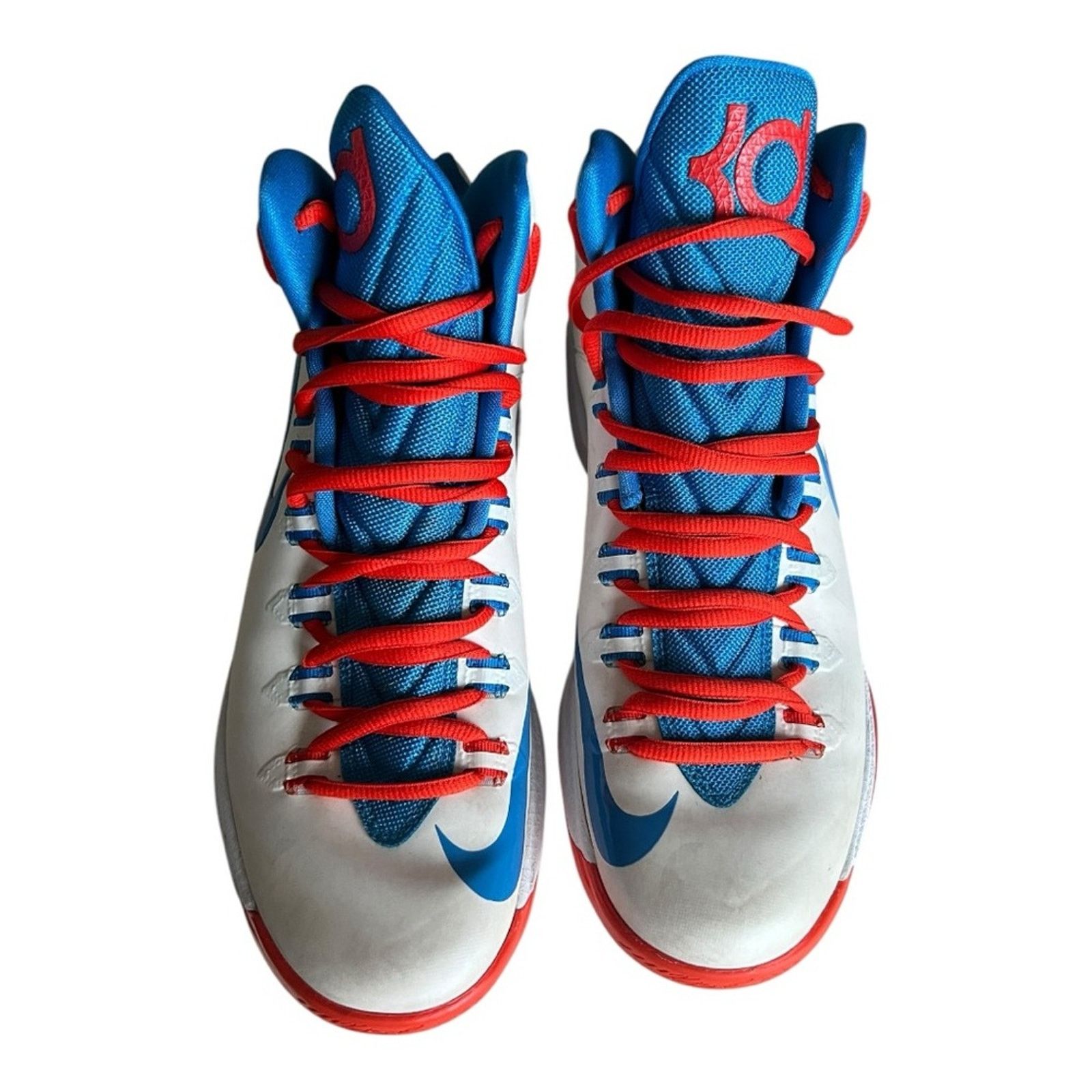 Nike Nike KD 5 Home 2012 554988-100 Sneakers White Blue Size 9 Size US 9 / EU 42 - 2 Thumbnail