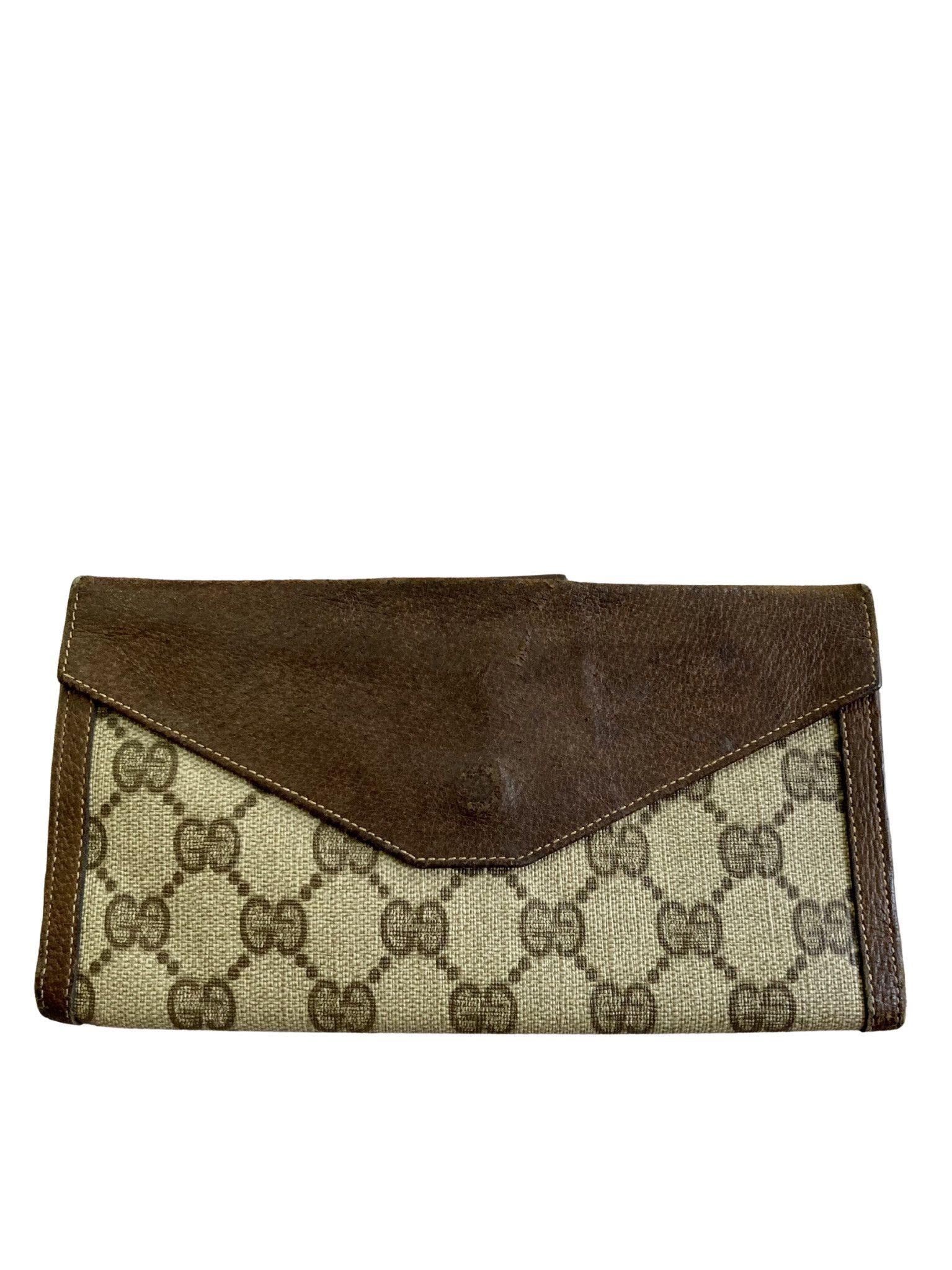 Gucci Archival Gucci GG Supreme Wallet - Green Leather Interior Size ONE SIZE - 2 Thumbnail
