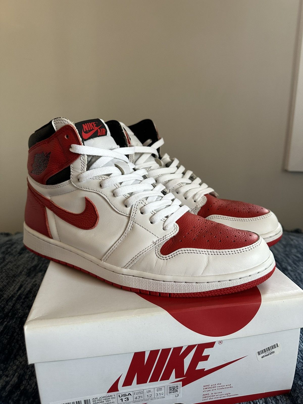 Jordan Brand “Heritage” Jordan 1 Retro High OG Size US 13 / EU 46 - 3 Thumbnail