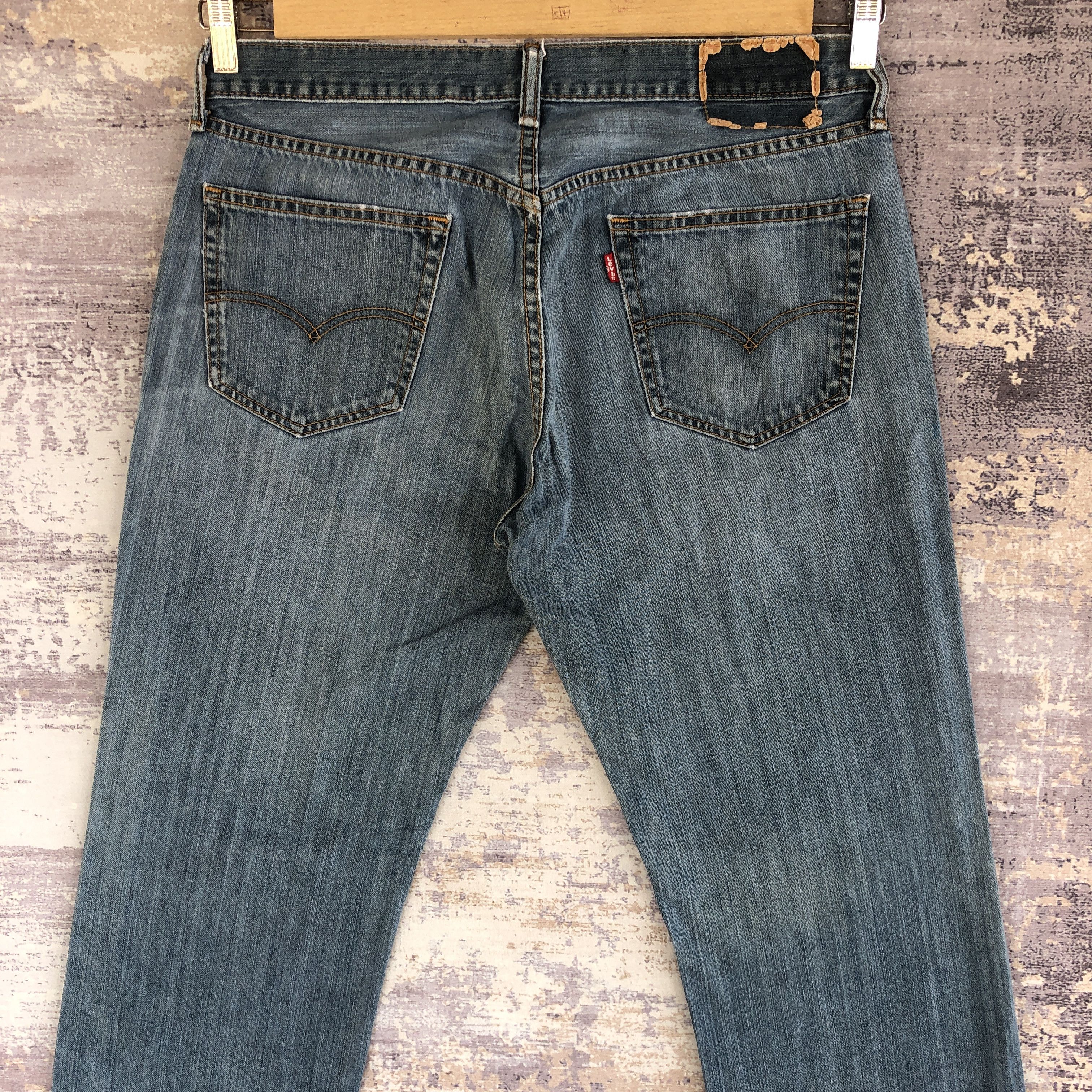 Levi's Vintage Distressed Levis 559 Jeans Levi's Faded Wash Denim Size US 34 / EU 50 - 4 Thumbnail