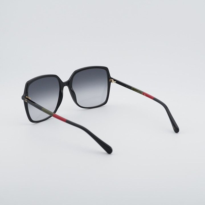 Gucci Gucci GG0544S 007 Sunglasses Shiny Black Square Frame, Grey Size ONE SIZE - 8 Thumbnail