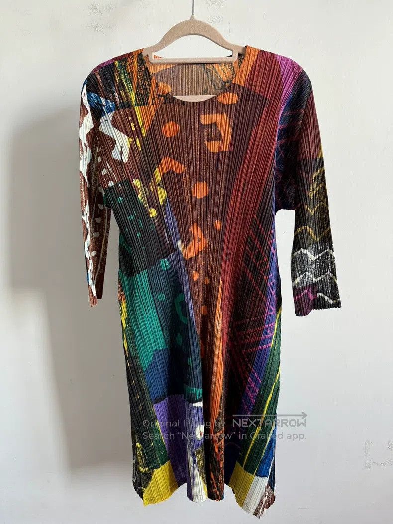 Issey Miyake Issey Miyake Color Block Short Sleeve Size XL / US 12-14 / IT 48-50 - 1 Thumbnail