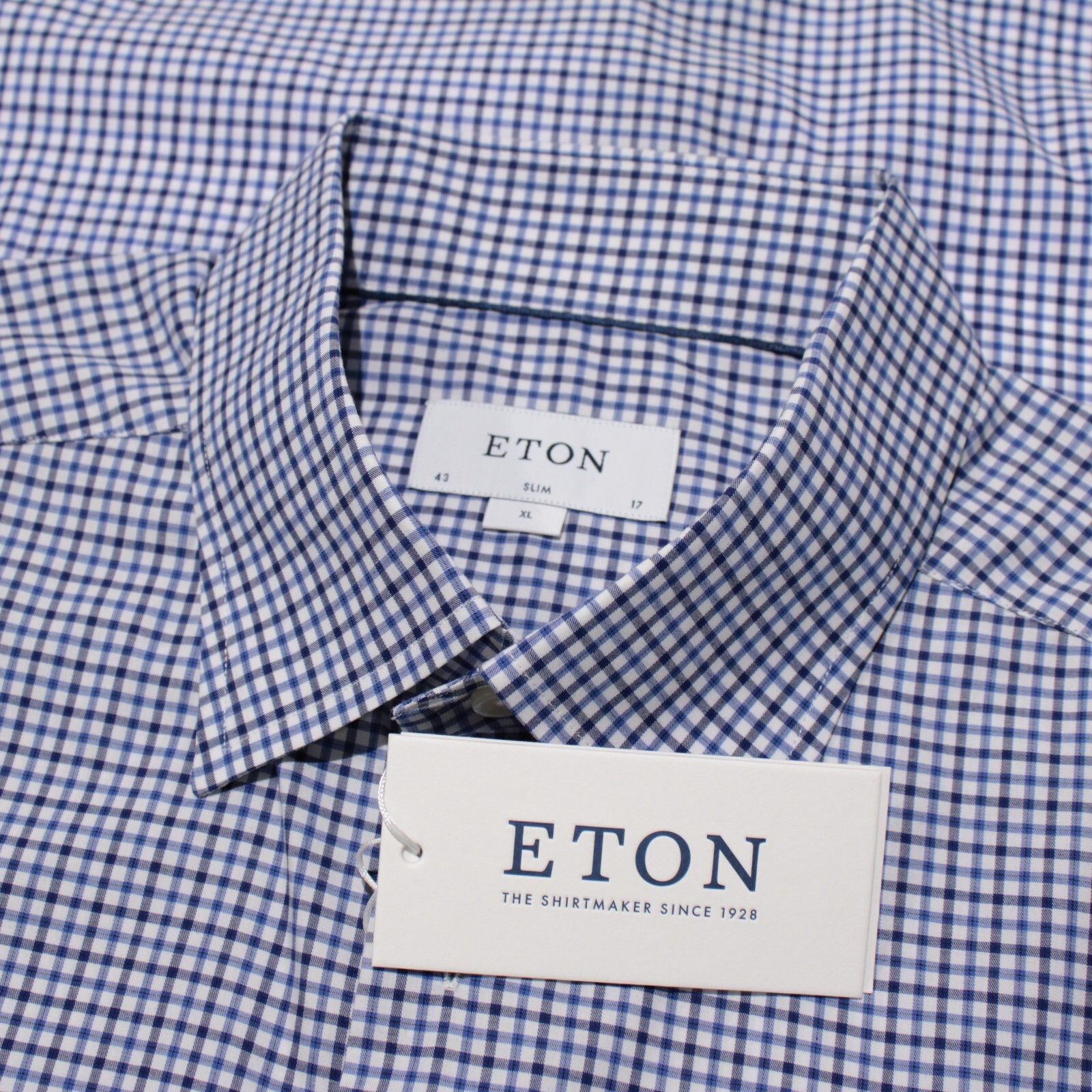 Eton Eton New with tags Shirt Size XL US In Blue Size US XL / EU 56 / 4 - 1 Thumbnail