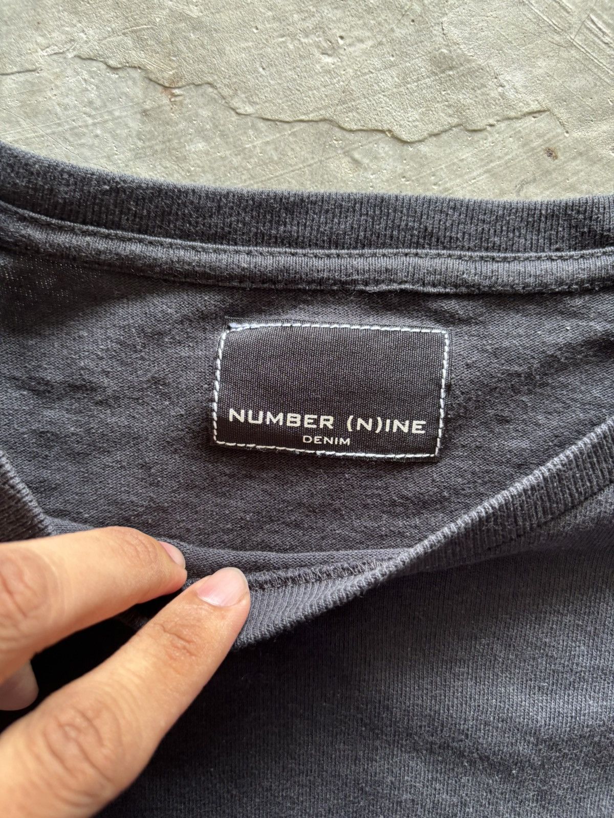 Number (N)ine NUMBER NINE LONG SLEEVE POCKET TEE JAPANESE DESIGNER BRAND Size US L / EU 52-54 / 3 - 3 Thumbnail