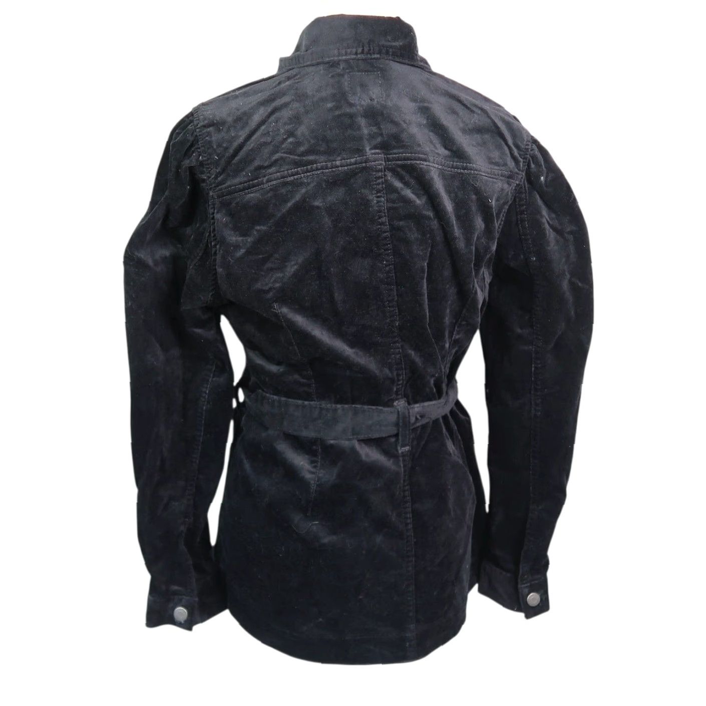 Gap **Black Velvet Belted Button Front Gap Jacket S** User: Black Velvet Belted Button Front Gap Jacket S Size S / US 4 / IT 40 - 4 Thumbnail