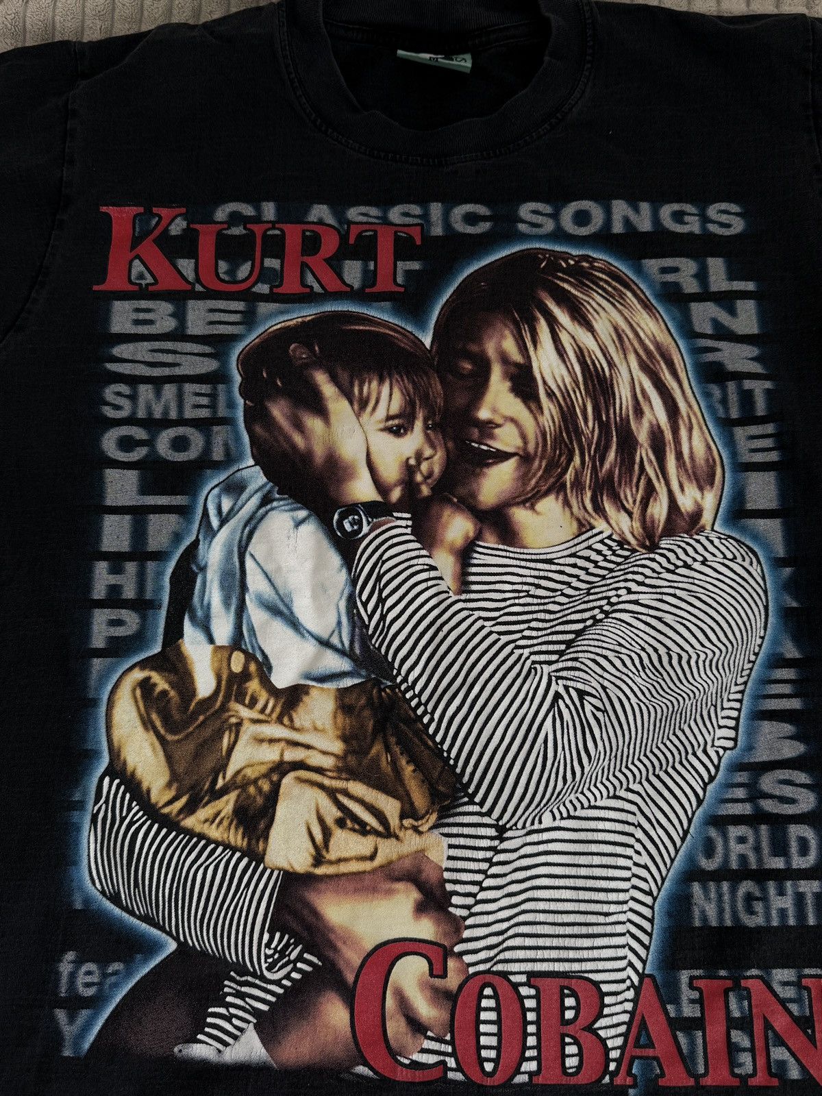 Vintage Kurt Cobain Vintage 90’s Tee 100% Cotton Insane Print Size US M / EU 48-50 / 2 - 1 Thumbnail