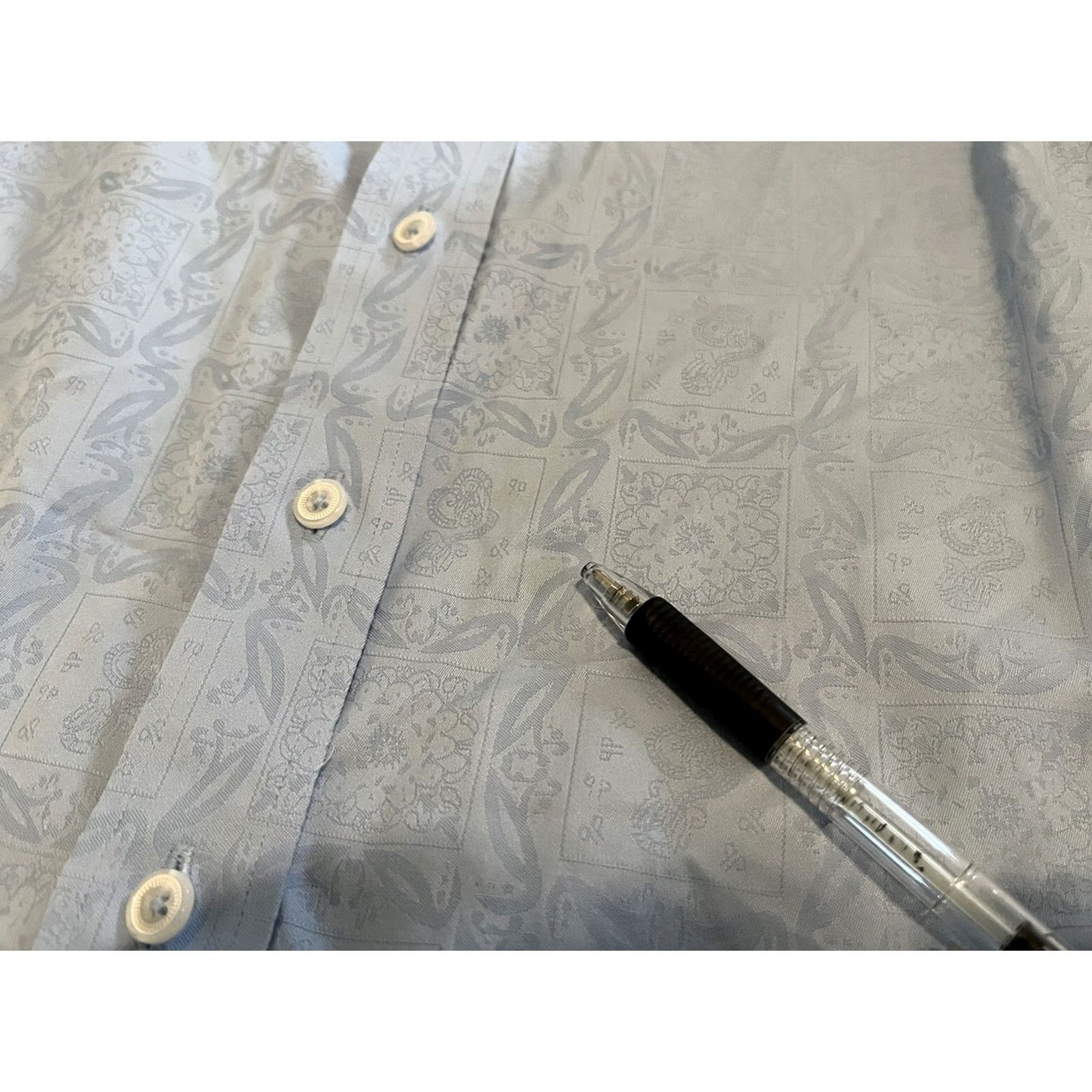 Robert Graham Robert Graham Blue Paisley Button-Up Shirt Mens Large Long Sleeve Size US L / EU 52-54 / 3 - 7 Thumbnail