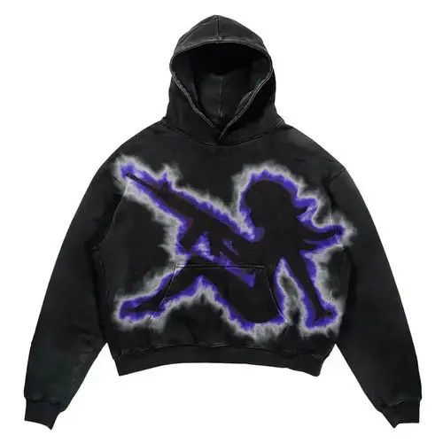 Aran Isles Knitwear × Designer × Homemade Y2K multi-patterned Sports printed sweatshirt loose Size US L / EU 52-54 / 3 - 1 Thumbnail