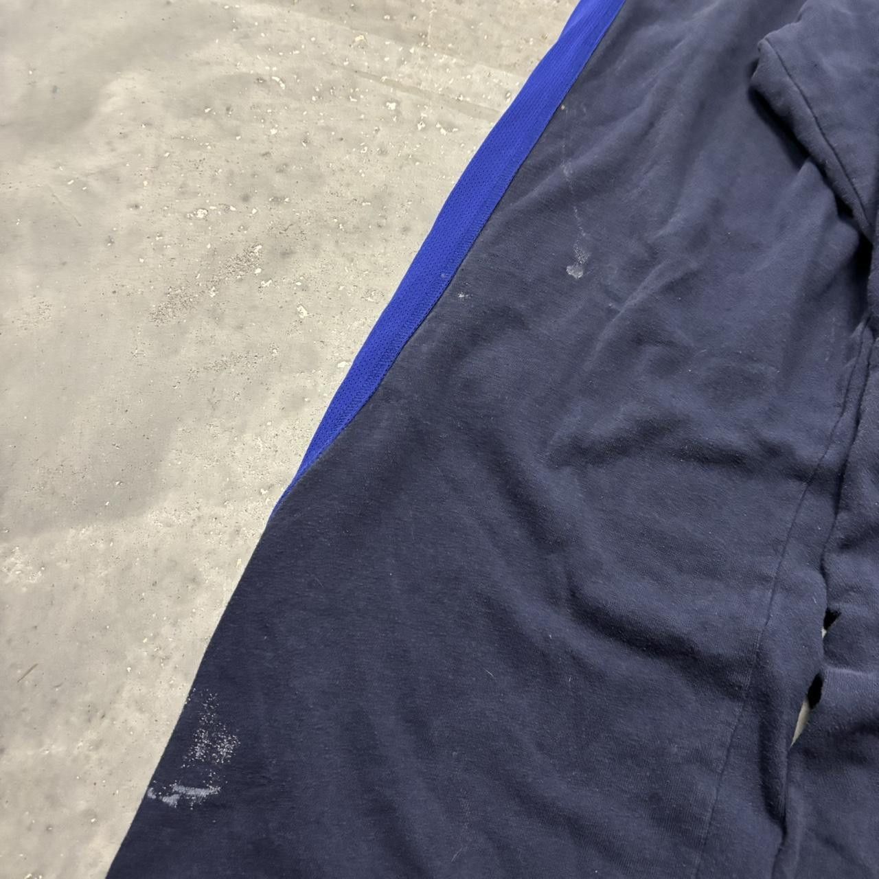 Polo Ralph Lauren Crazy Vintage Y2K/2000s Baggy Navy Blue Striped Polo Sport Ralph Lauren Streetwear Sweatpants! Size US 36 / EU 52 - 7 Thumbnail