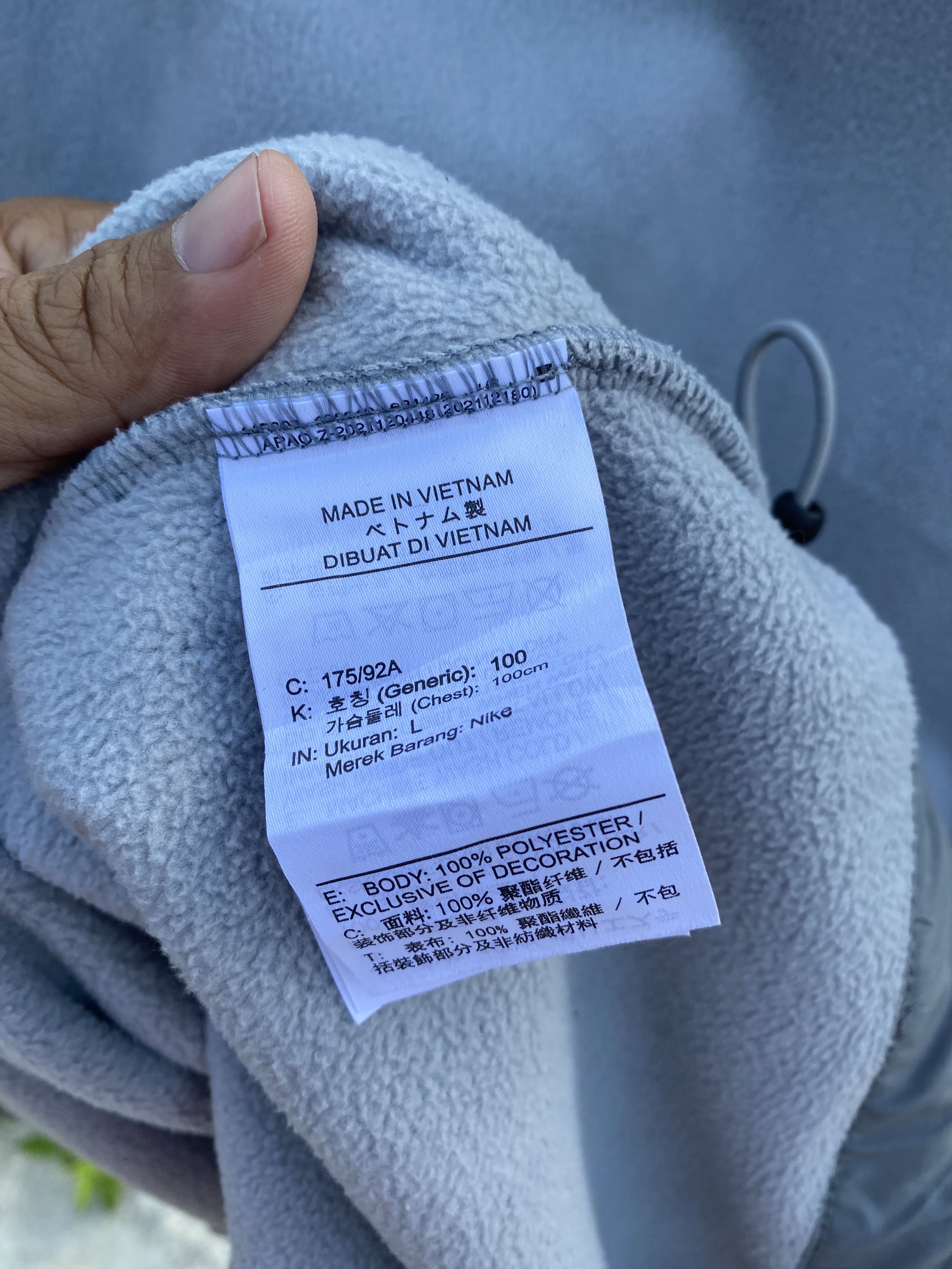 Nike Nike big swoosh fleece sweater Size US L / EU 52-54 / 3 - 7 Thumbnail
