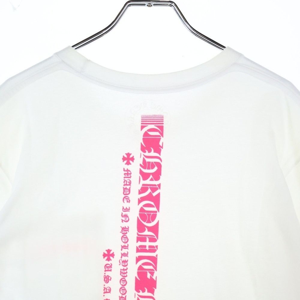 Chrome Hearts Chrome Hearts Neon Pink Stripe Logo Tee Size US M / EU 48-50 / 2 - 4 Thumbnail