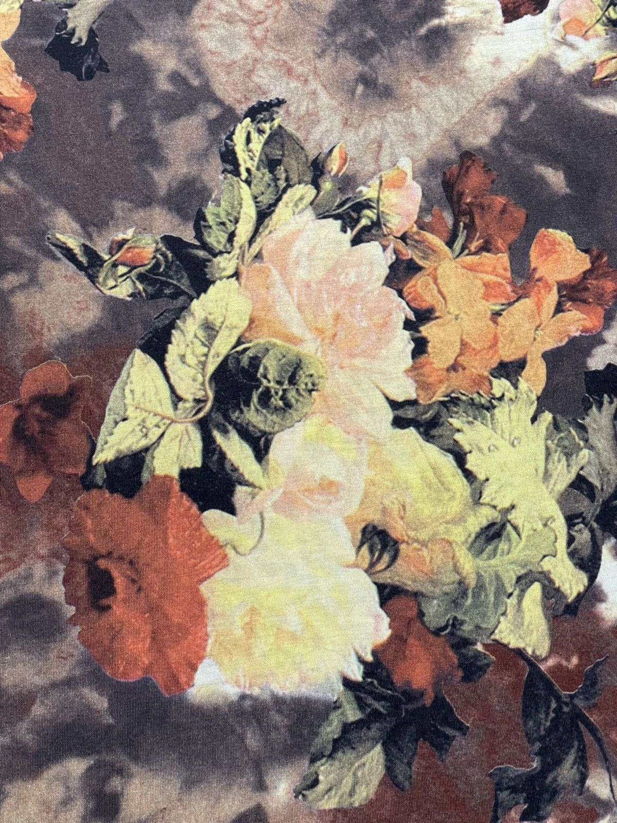 Japanese Brand Multicor Floral Planet Remix Turtle Neck Blouses Size L / US 10 / IT 46 - 9 Thumbnail